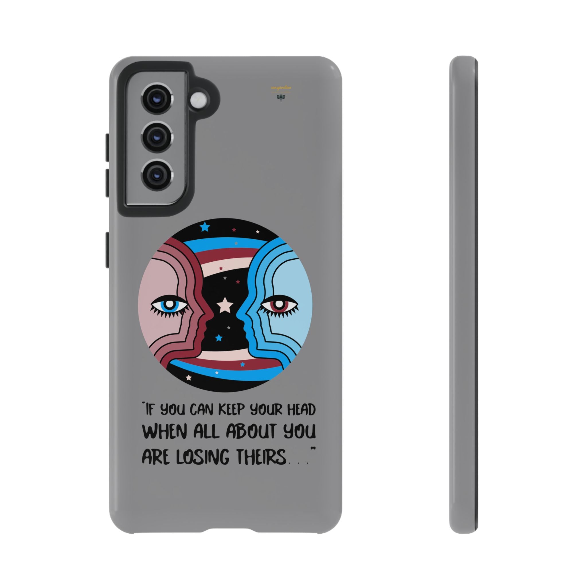 Inspirational Phone Case, Quote Phone Cover, Tough Phone Case, Motivational Cell Phone Accessory, Gift for Friends