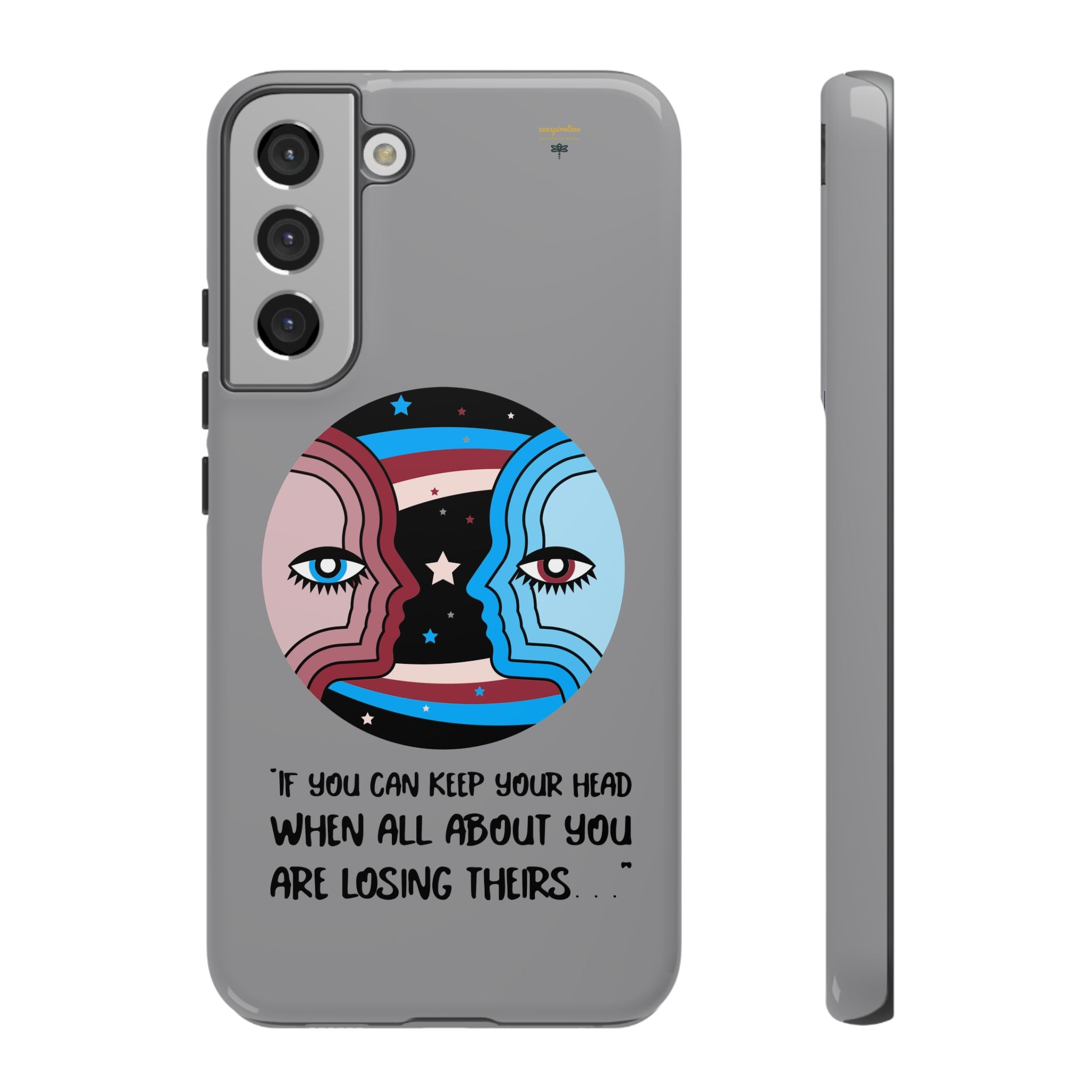 Inspirational Phone Case, Quote Phone Cover, Tough Phone Case, Motivational Cell Phone Accessory, Gift for Friends