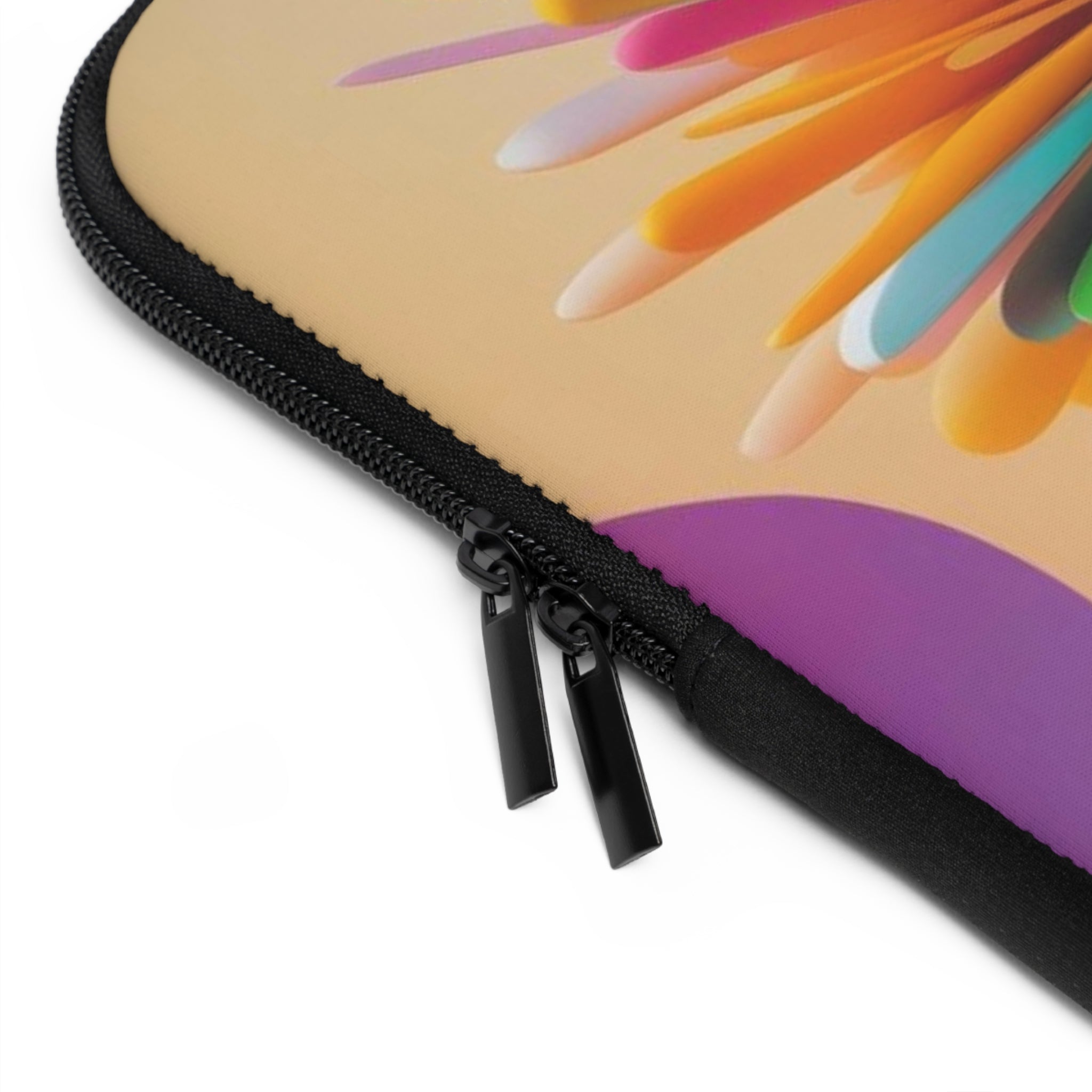 Inspirational Quote Laptop Sleeve, Colorful Laptop Case
