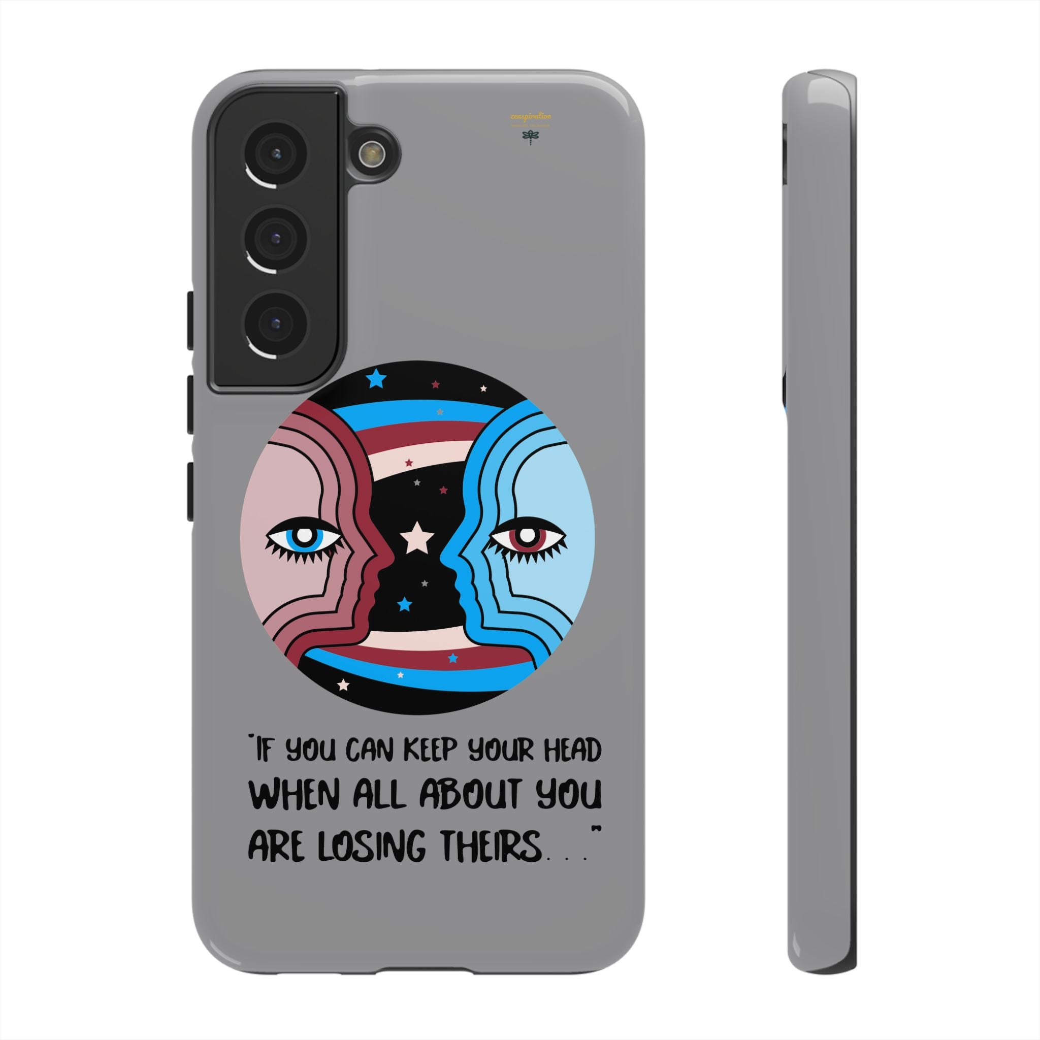 Inspirational Phone Case, Quote Phone Cover, Tough Phone Case, Motivational Cell Phone Accessory, Gift for Friends