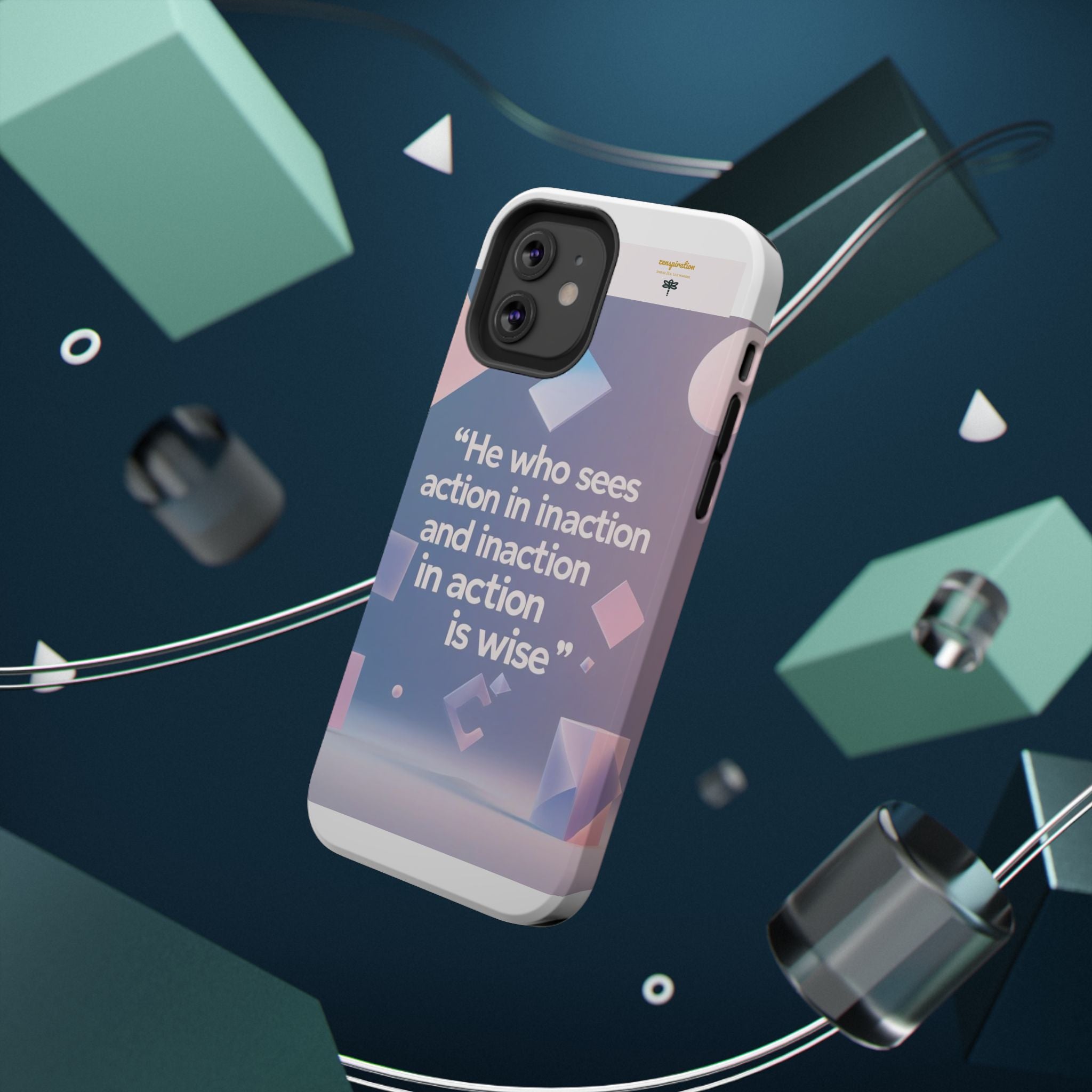 Inspirational Phone Case - Impact-Resistant Phone Cover, Motivational Gift, Quotes, Durable Phone Accessory, Unique Design