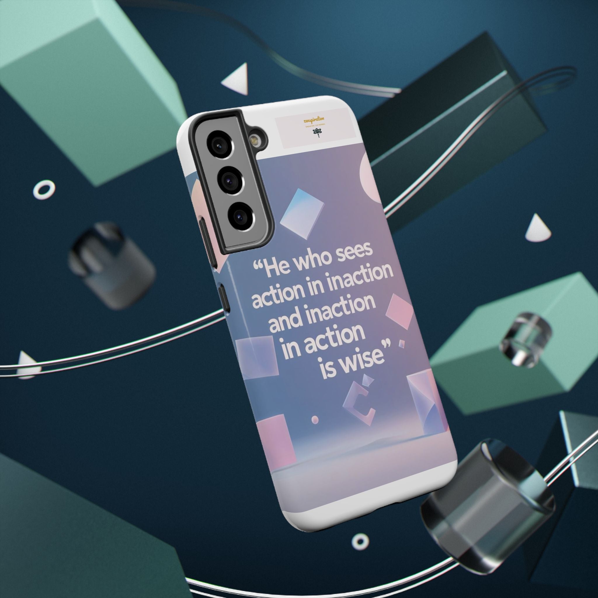 Inspirational Phone Case - Impact-Resistant Phone Cover, Motivational Gift, Quotes, Durable Phone Accessory, Unique Design