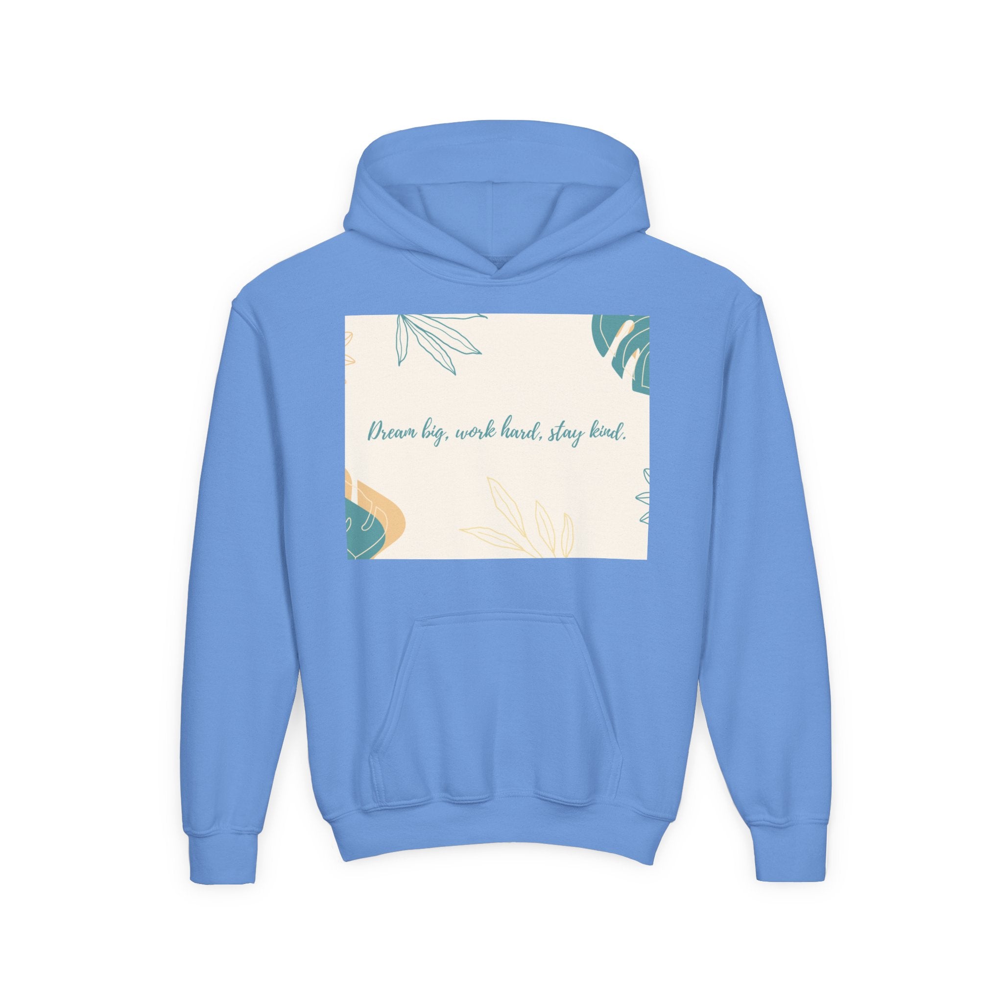 Inspiring Youth Hoodie - Dream Big, Work Hard, Stay Kind, Motivational Sweatshirt for Teens, Gift for Graduates, Inspirational [...]