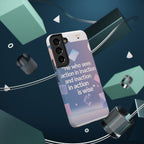 Inspirational Phone Case - Impact-Resistant Phone Cover, Motivational Gift, Quotes, Durable Phone Accessory, Unique Design
