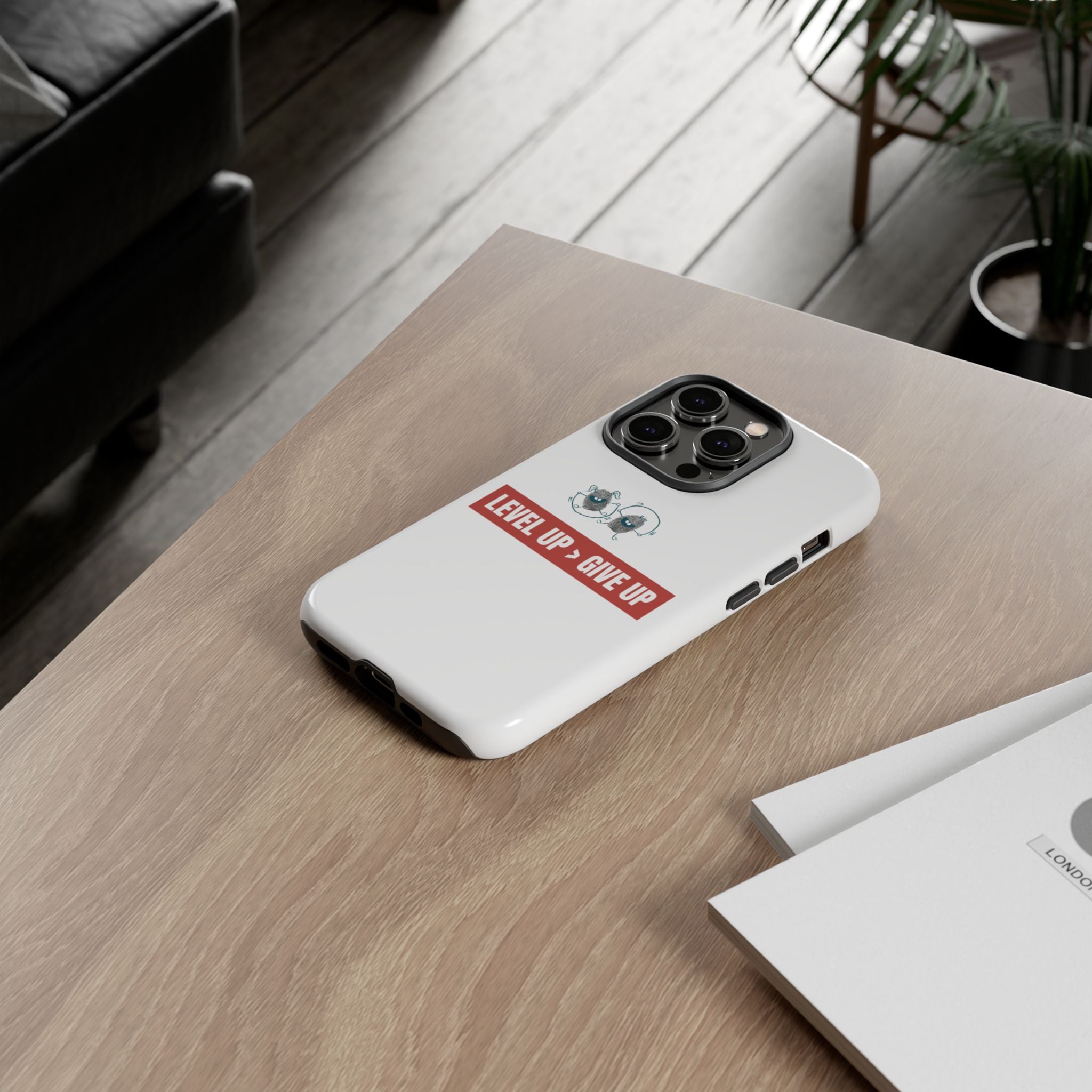 Tough Cases Phone Case, Motivational Gift for Gamers, Fitness Enthusiasts, Level Up Themed, Unique Phone Accessories, Work Hard Play Hard