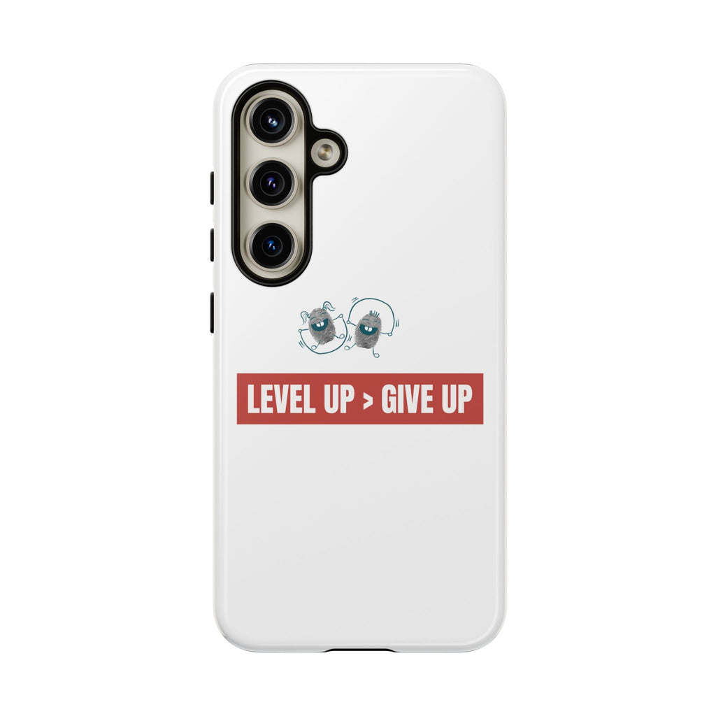 Tough Cases Phone Case, Motivational Gift for Gamers, Fitness Enthusiasts, Level Up Themed, Unique Phone Accessories, Work Hard Play Hard