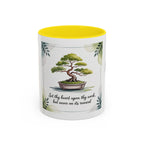 Motivational Coffee Mug, Inspirational Server Gift, Cozy Home Decor, Office Cup, Nature-Themed Beverage Holder
