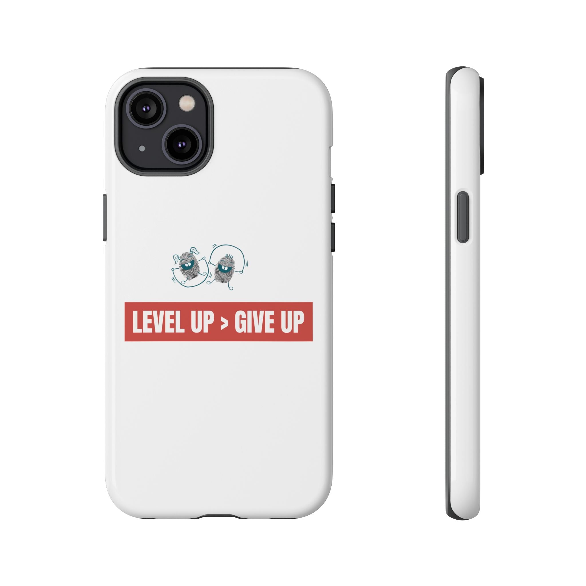 Tough Cases Phone Case, Motivational Gift for Gamers, Fitness Enthusiasts, Level Up Themed, Unique Phone Accessories, Work Hard Play Hard