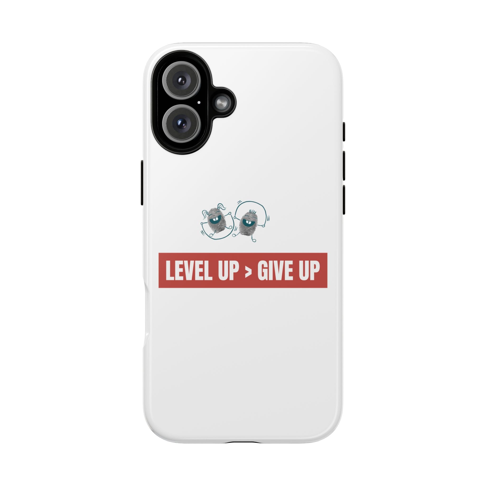 Tough Cases Phone Case, Motivational Gift for Gamers, Fitness Enthusiasts, Level Up Themed, Unique Phone Accessories, Work Hard Play Hard