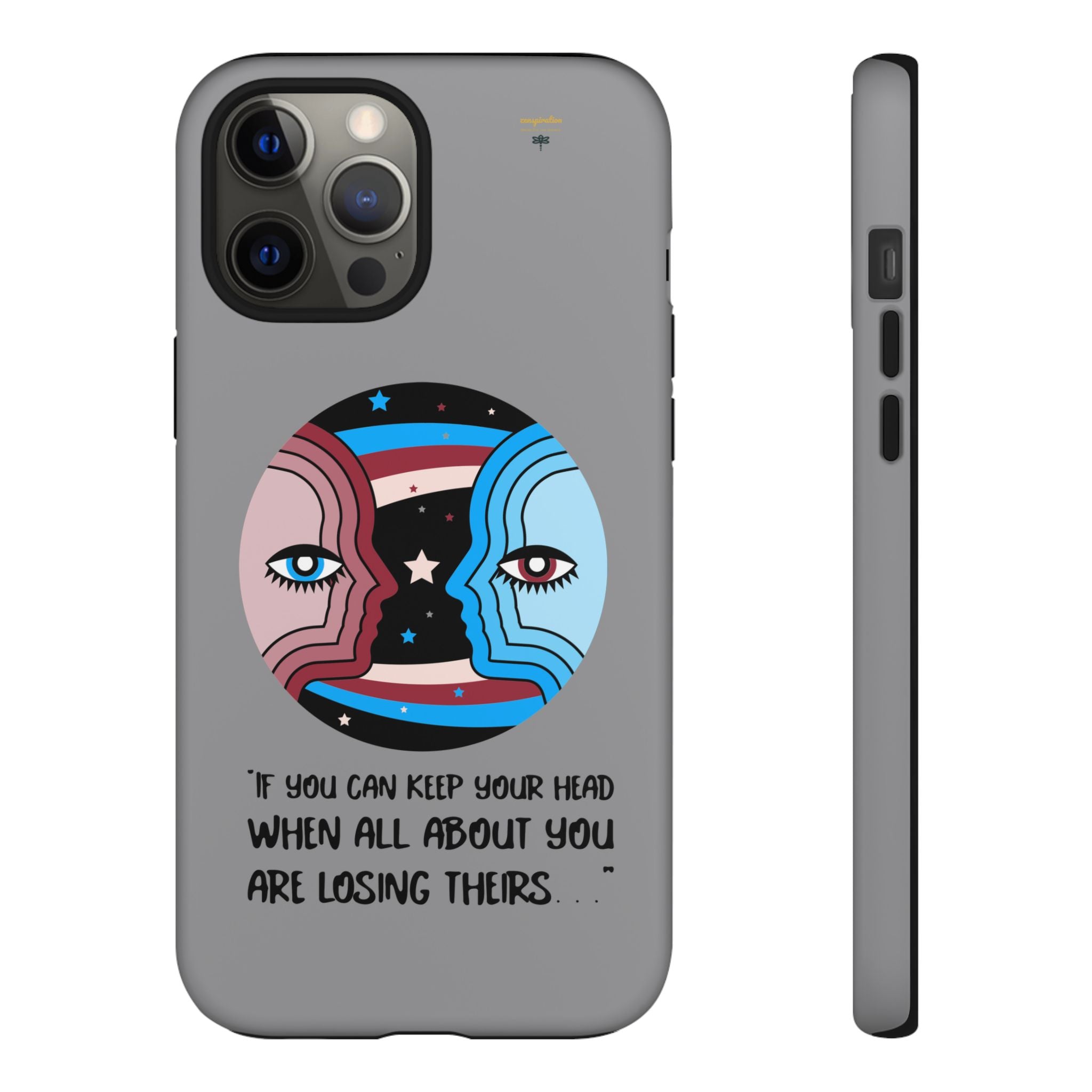 Inspirational Phone Case, Quote Phone Cover, Tough Phone Case, Motivational Cell Phone Accessory, Gift for Friends
