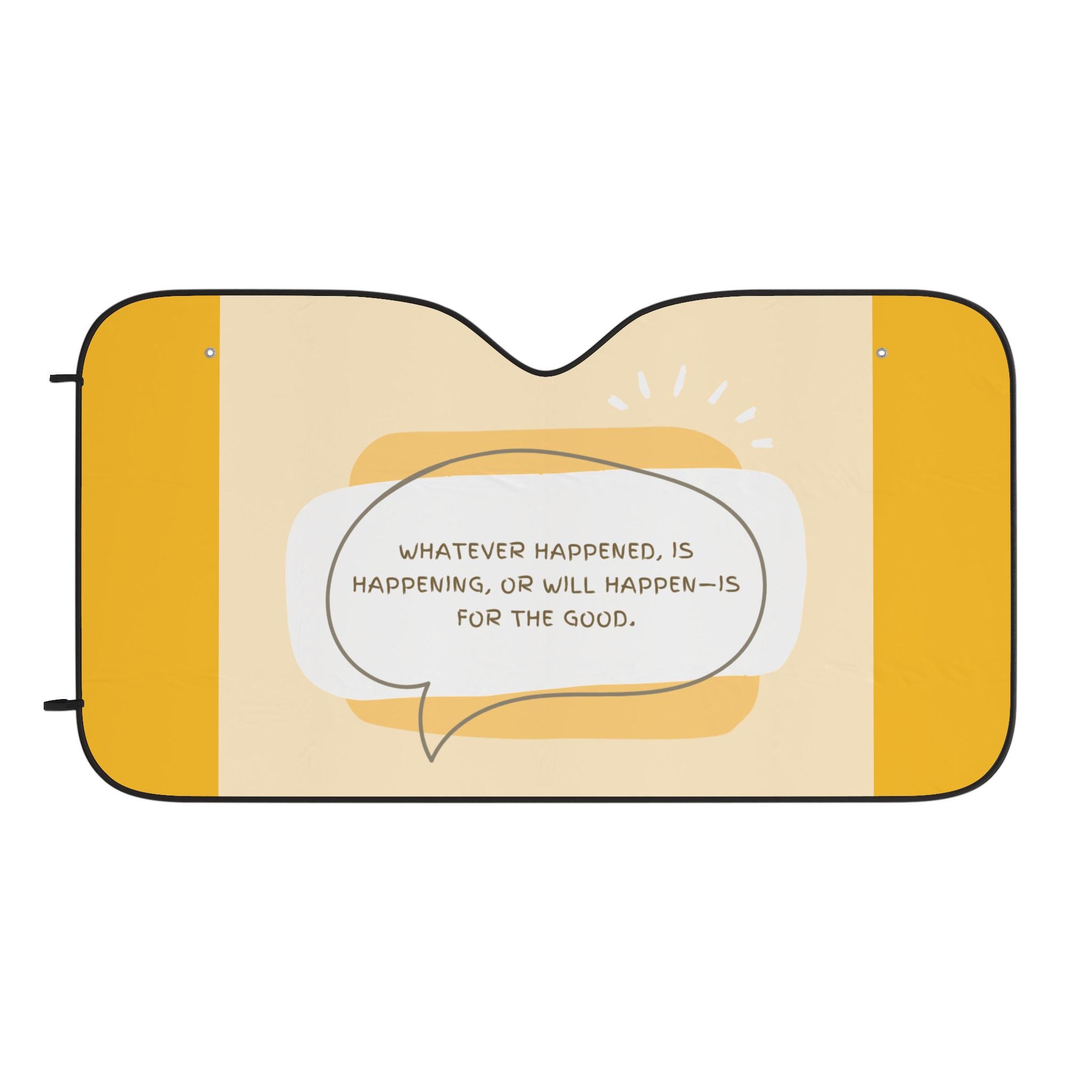 Inspirational Car Sun Shades | UV Protection, Fun Gift for Drivers, Motivational Message, Summer Accessory, Car Interior Decor