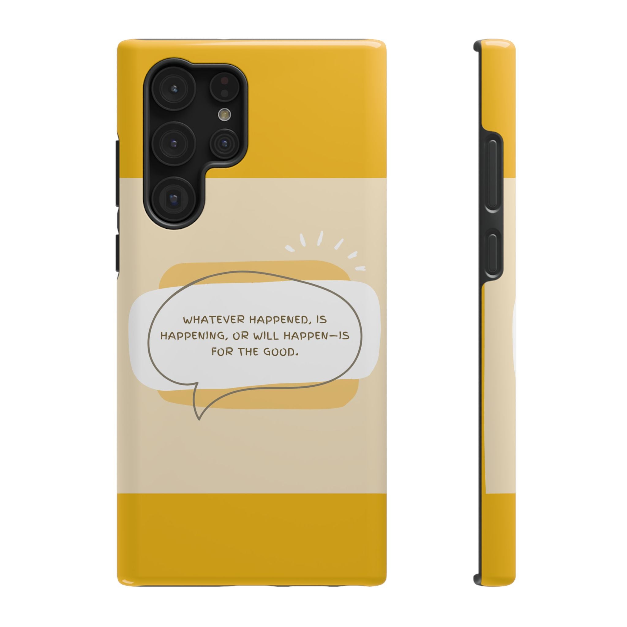 Optimistic Impact-Resistant Phone Case