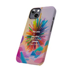 Inspirational Slim Phone Case - Dave Grohl Quote, Motivational Phone Accessory, Colorful Design, Gift for Friends, [...]