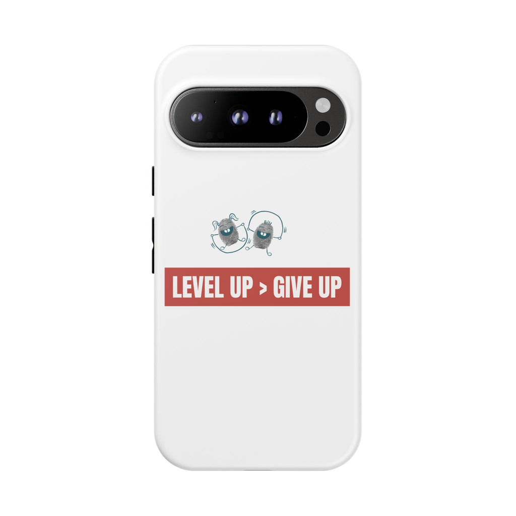 Tough Cases Phone Case, Motivational Gift for Gamers, Fitness Enthusiasts, Level Up Themed, Unique Phone Accessories, Work Hard Play Hard