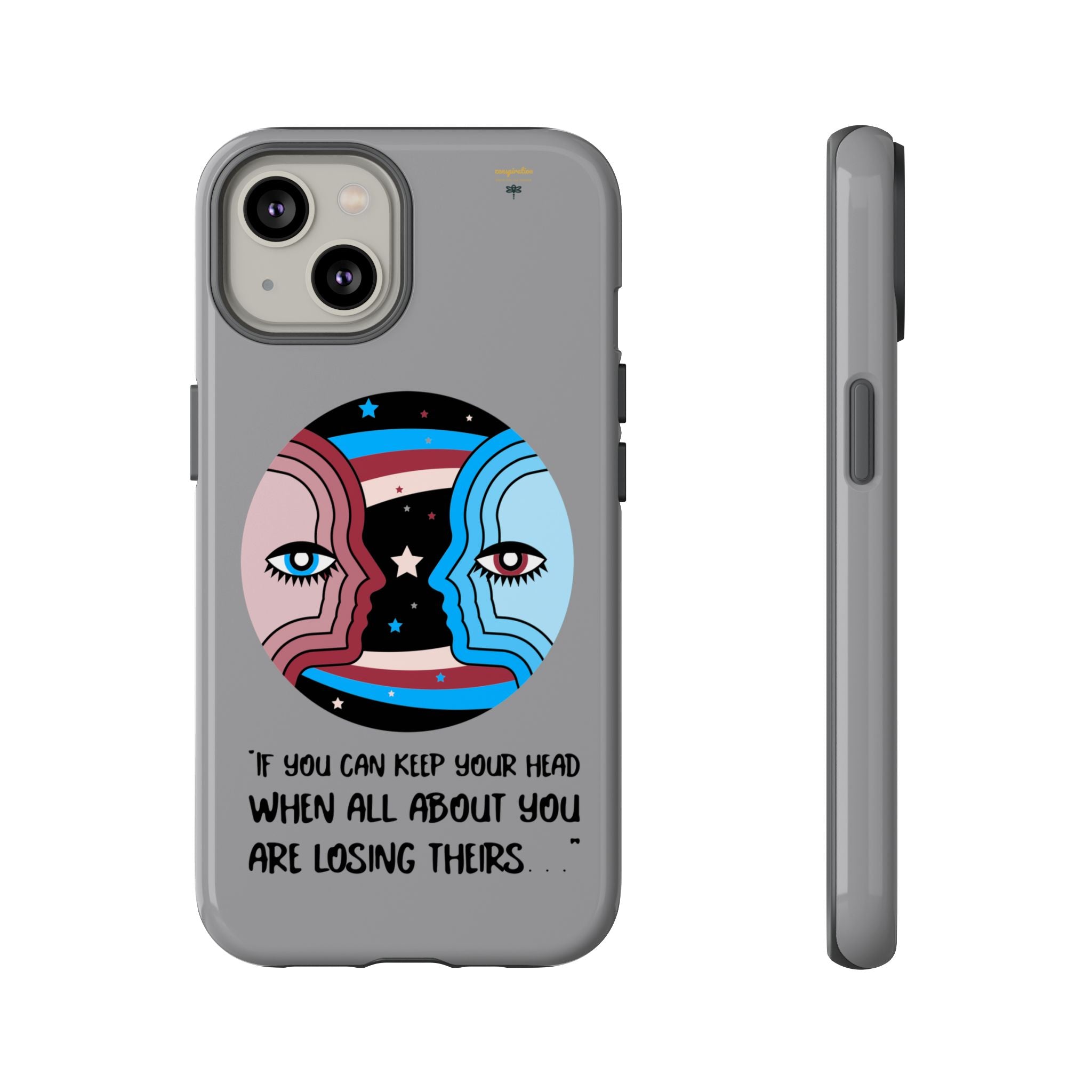 Inspirational Phone Case, Quote Phone Cover, Tough Phone Case, Motivational Cell Phone Accessory, Gift for Friends