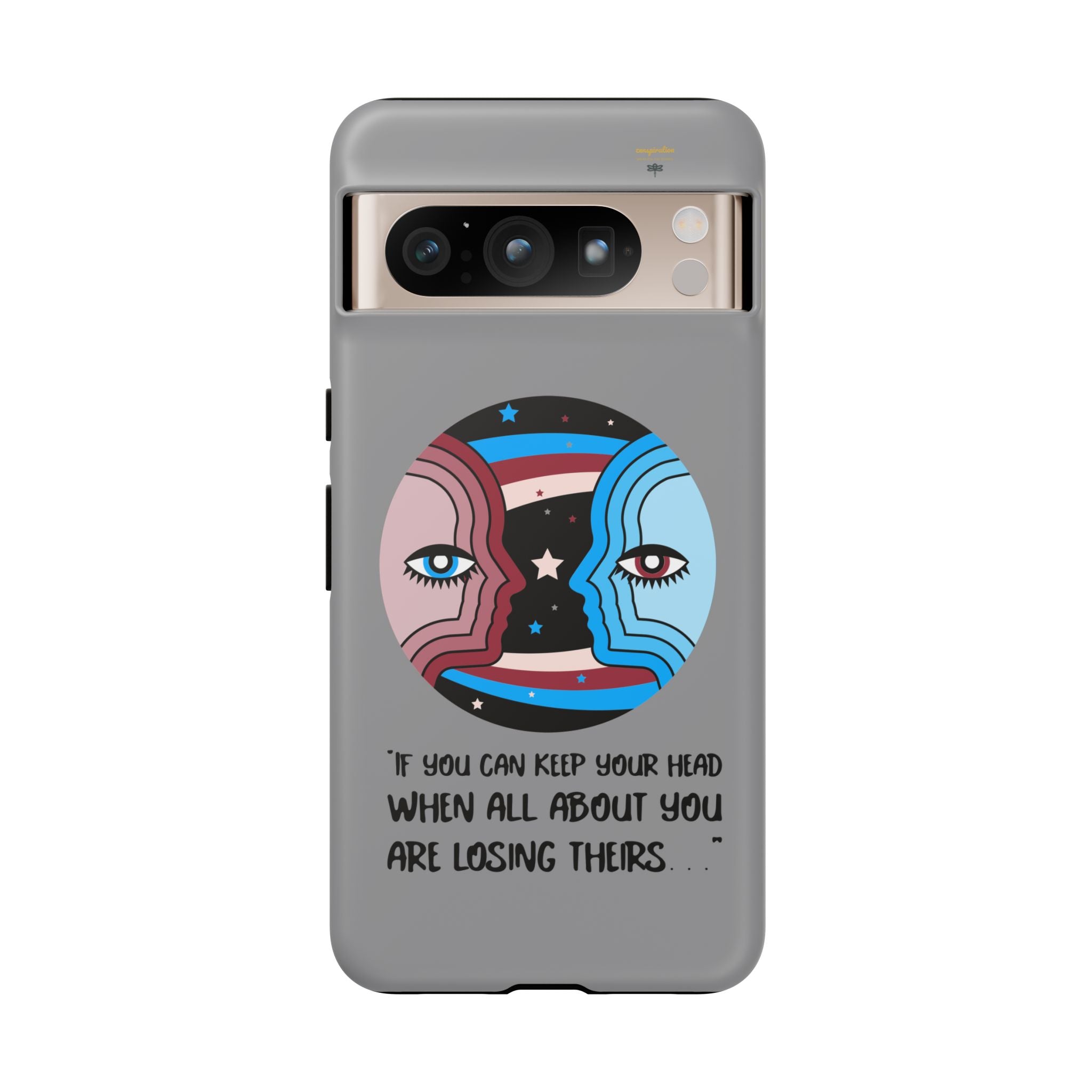 Inspirational Phone Case, Quote Phone Cover, Tough Phone Case, Motivational Cell Phone Accessory, Gift for Friends