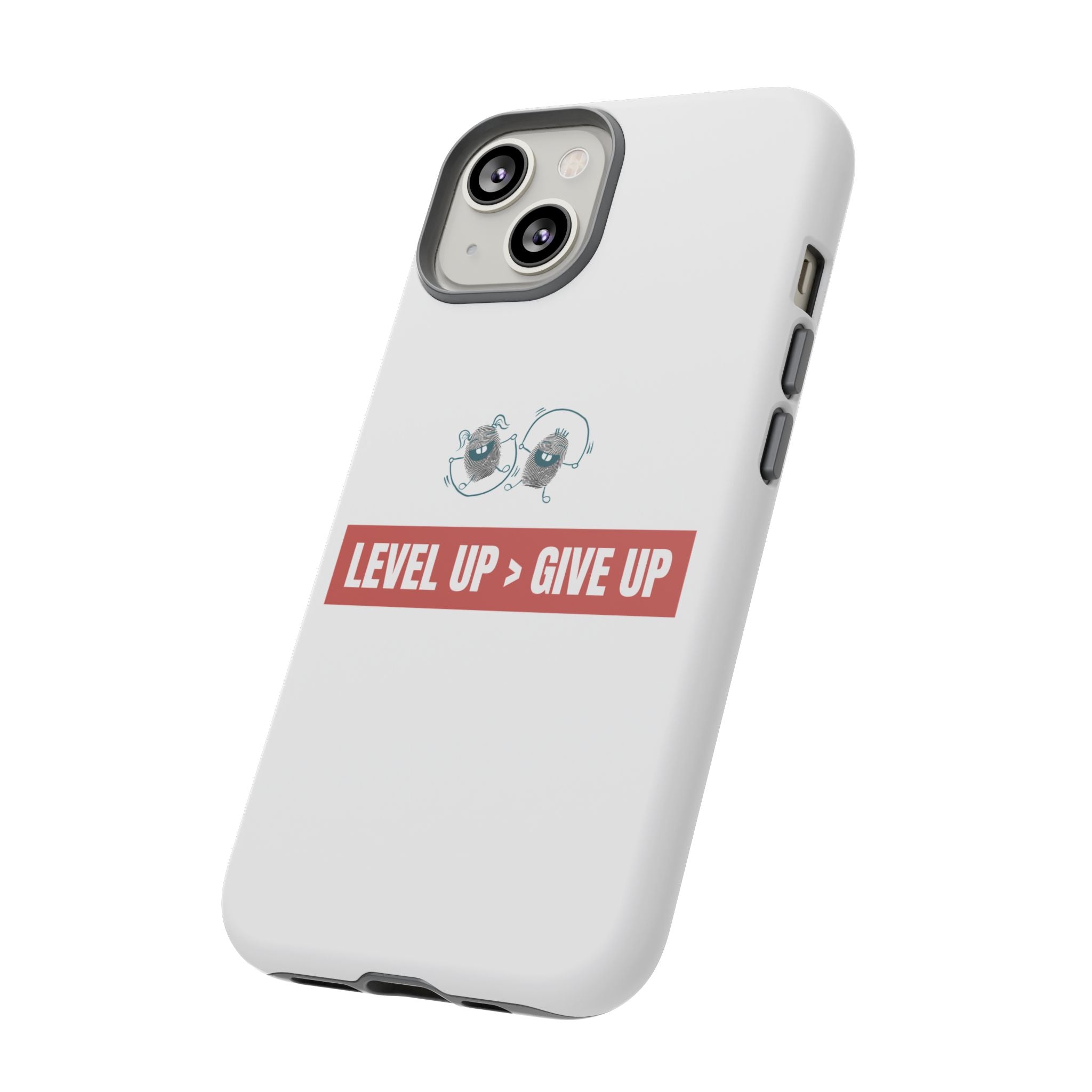 Tough Cases Phone Case, Motivational Gift for Gamers, Fitness Enthusiasts, Level Up Themed, Unique Phone Accessories, Work Hard Play Hard