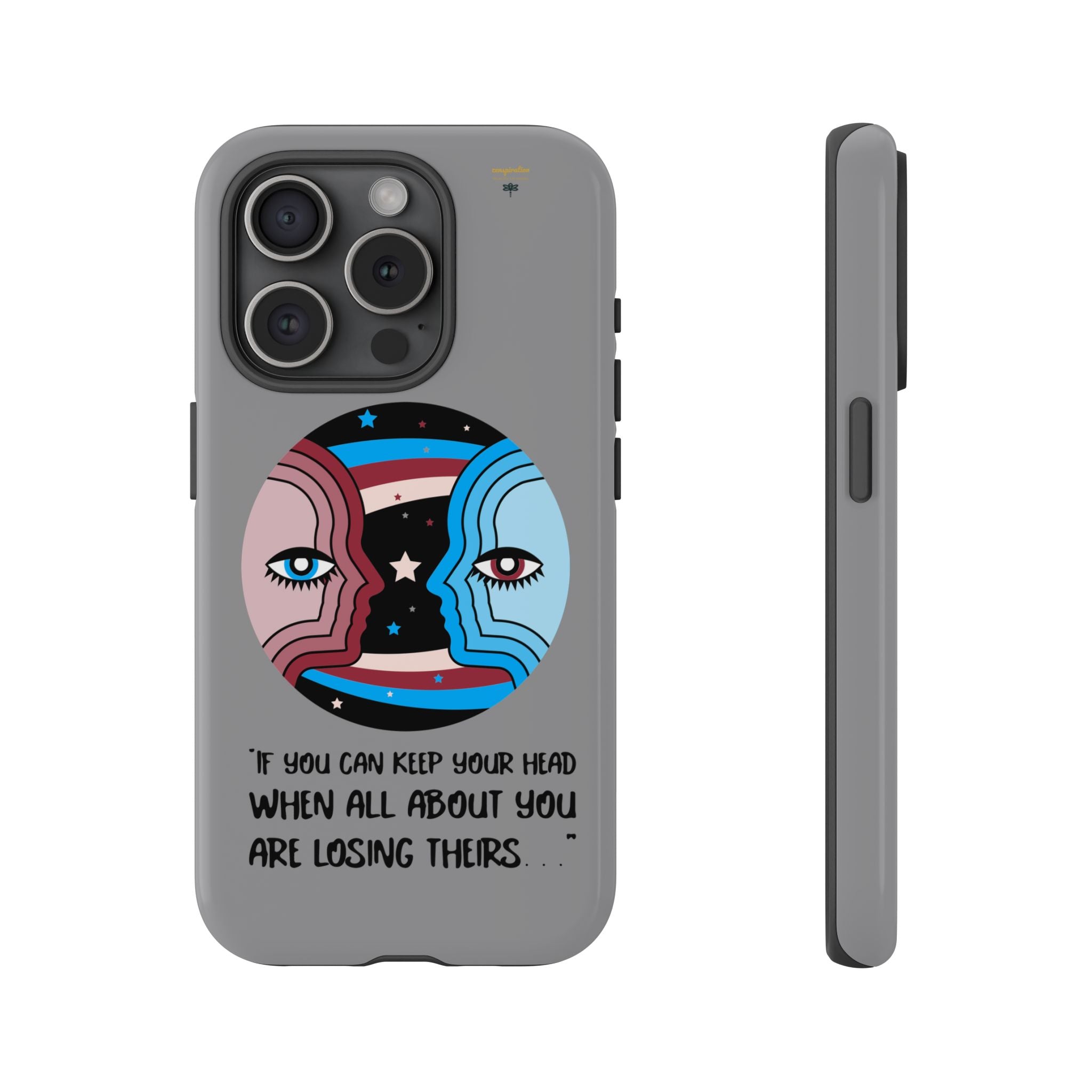 Inspirational Phone Case, Quote Phone Cover, Tough Phone Case, Motivational Cell Phone Accessory, Gift for Friends