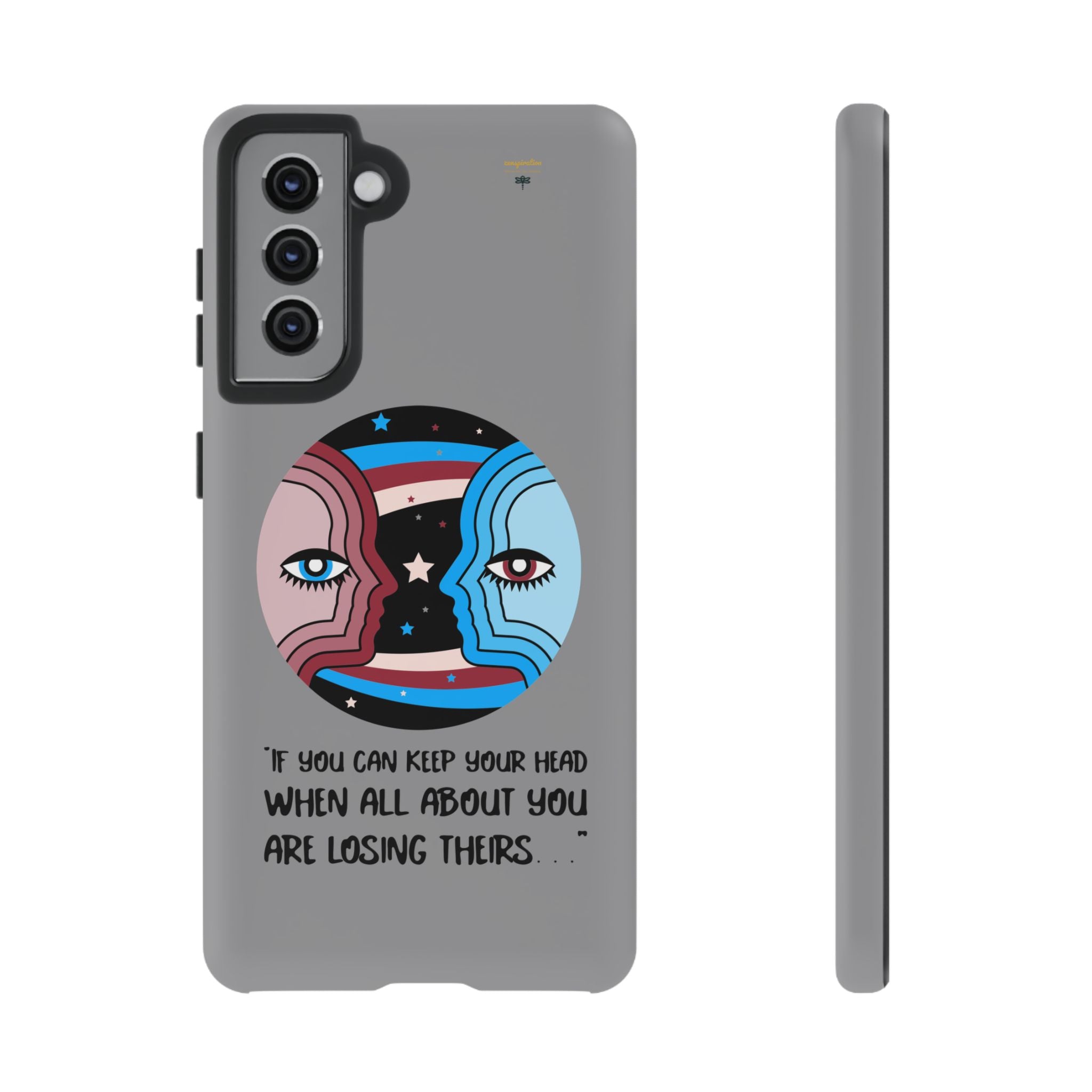 Inspirational Phone Case, Quote Phone Cover, Tough Phone Case, Motivational Cell Phone Accessory, Gift for Friends