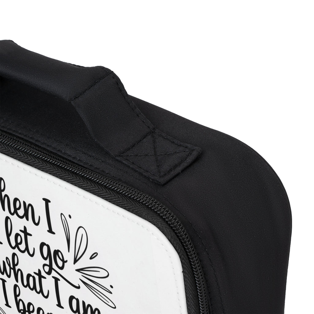 Inspirational Quote Lunch Bag, Motivational Insulated Lunch Tote, Positive Message Meal Carrier, Lunchbox Zipper Pouch, Lunch Cooler Bag