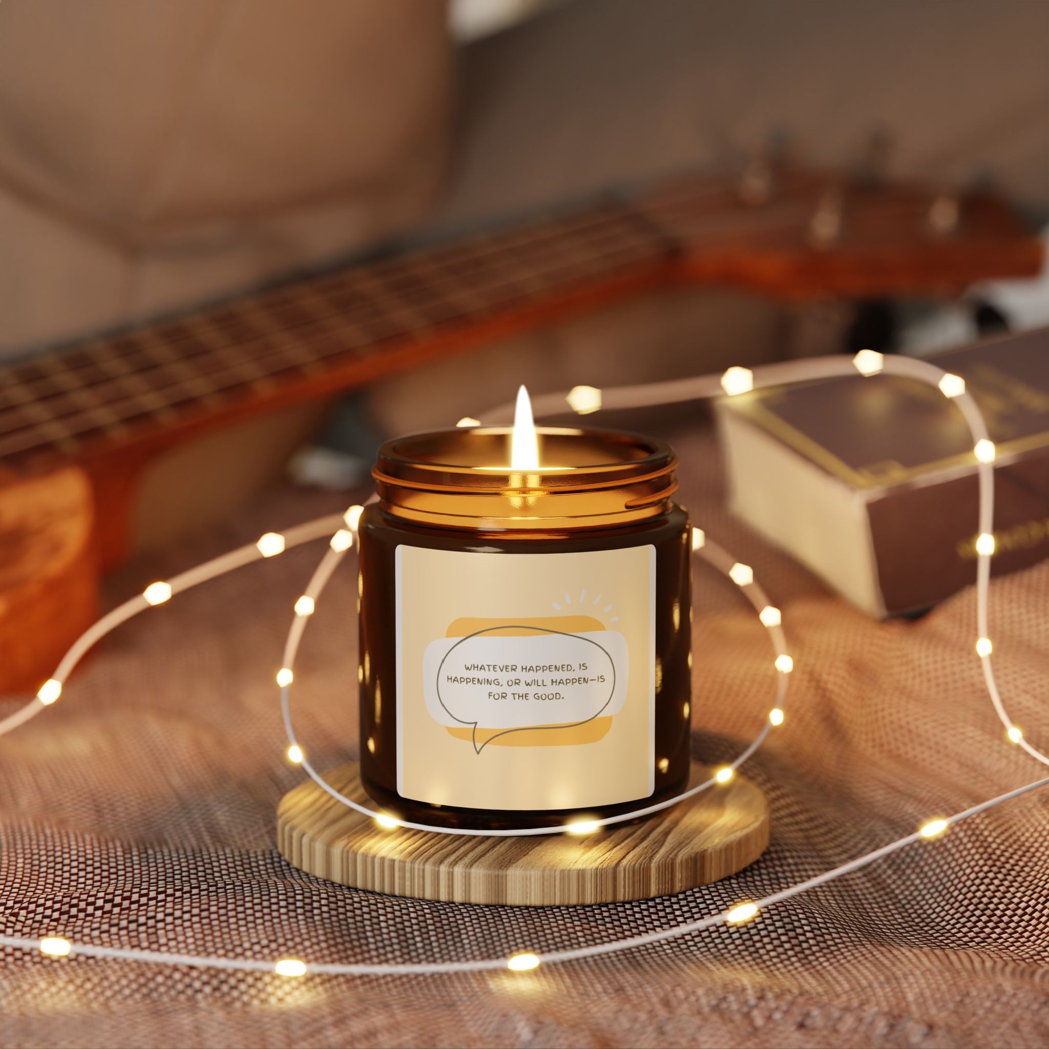 Aromatherapy Soy Candle - Cozy Home Fragrance