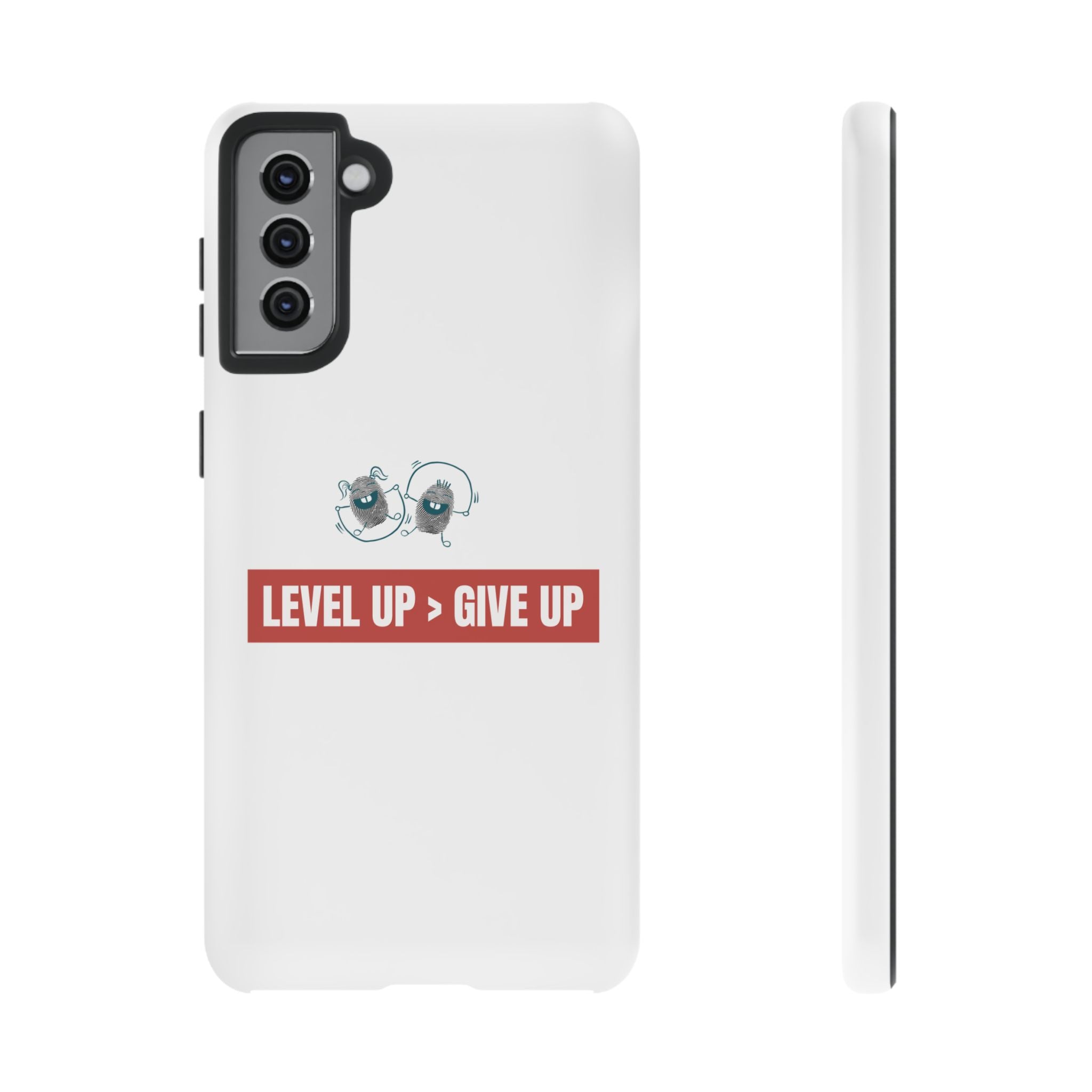 Tough Cases Phone Case, Motivational Gift for Gamers, Fitness Enthusiasts, Level Up Themed, Unique Phone Accessories, Work Hard Play Hard