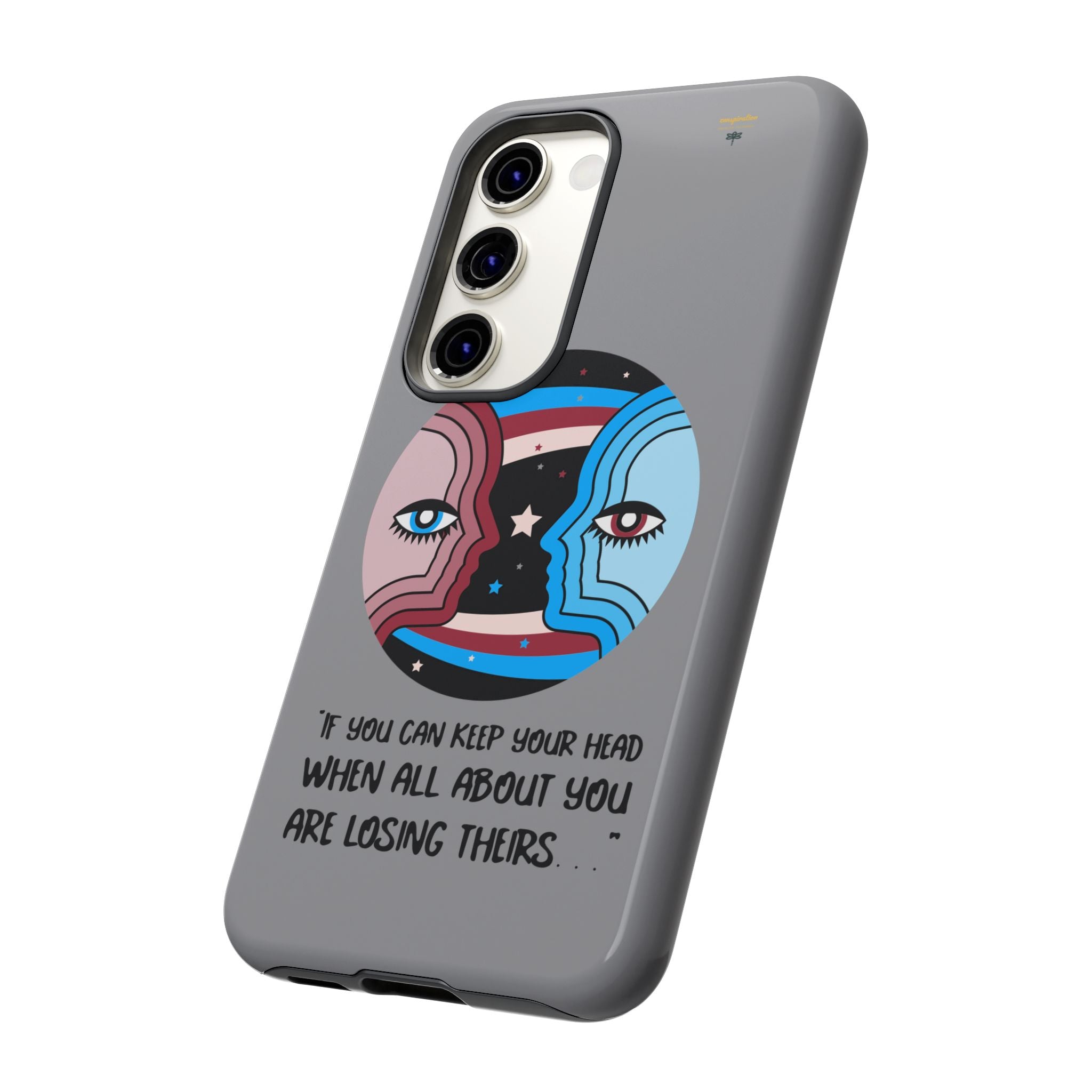 Inspirational Phone Case, Quote Phone Cover, Tough Phone Case, Motivational Cell Phone Accessory, Gift for Friends