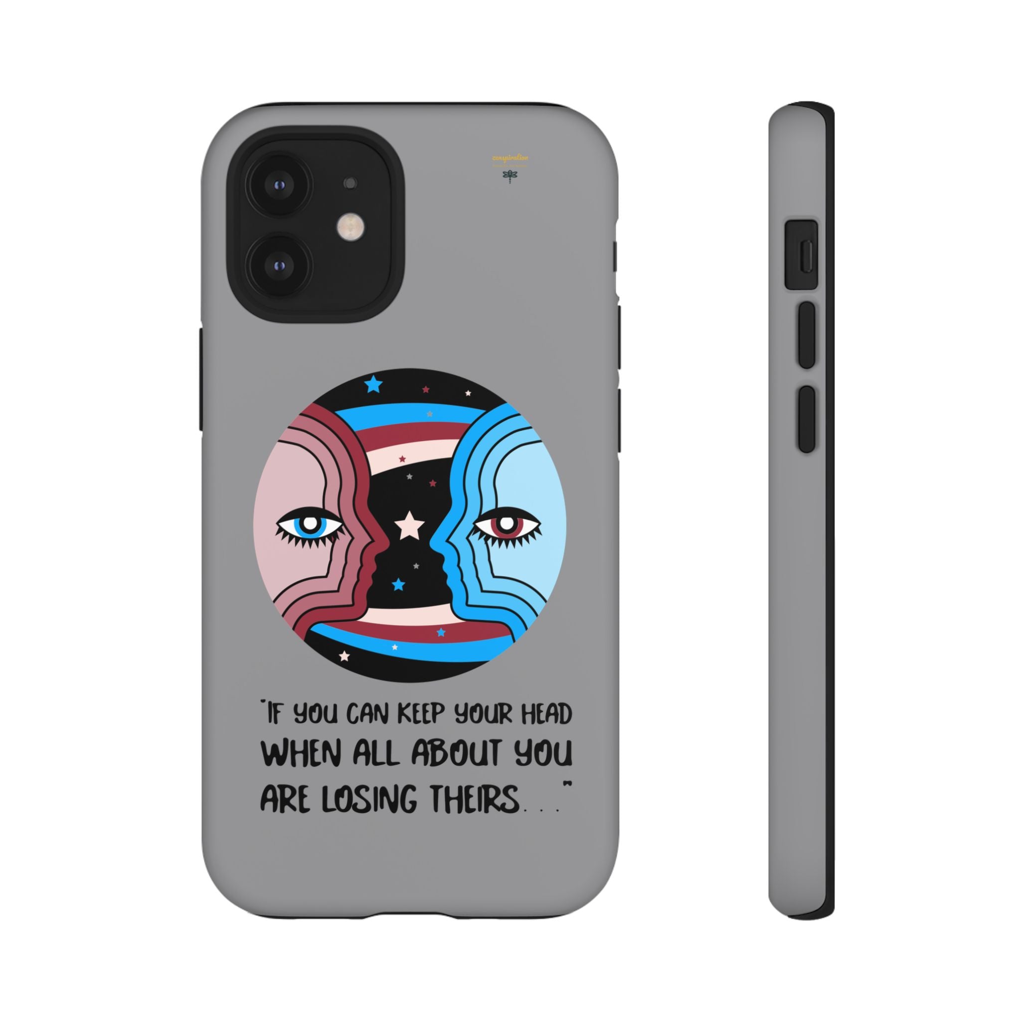 Inspirational Phone Case, Quote Phone Cover, Tough Phone Case, Motivational Cell Phone Accessory, Gift for Friends