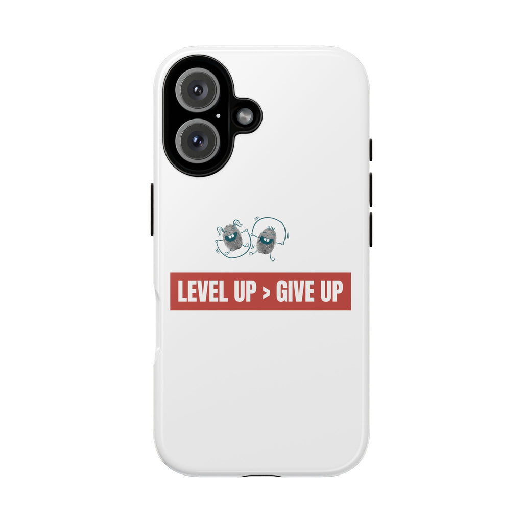 Tough Cases Phone Case, Motivational Gift for Gamers, Fitness Enthusiasts, Level Up Themed, Unique Phone Accessories, Work Hard Play Hard