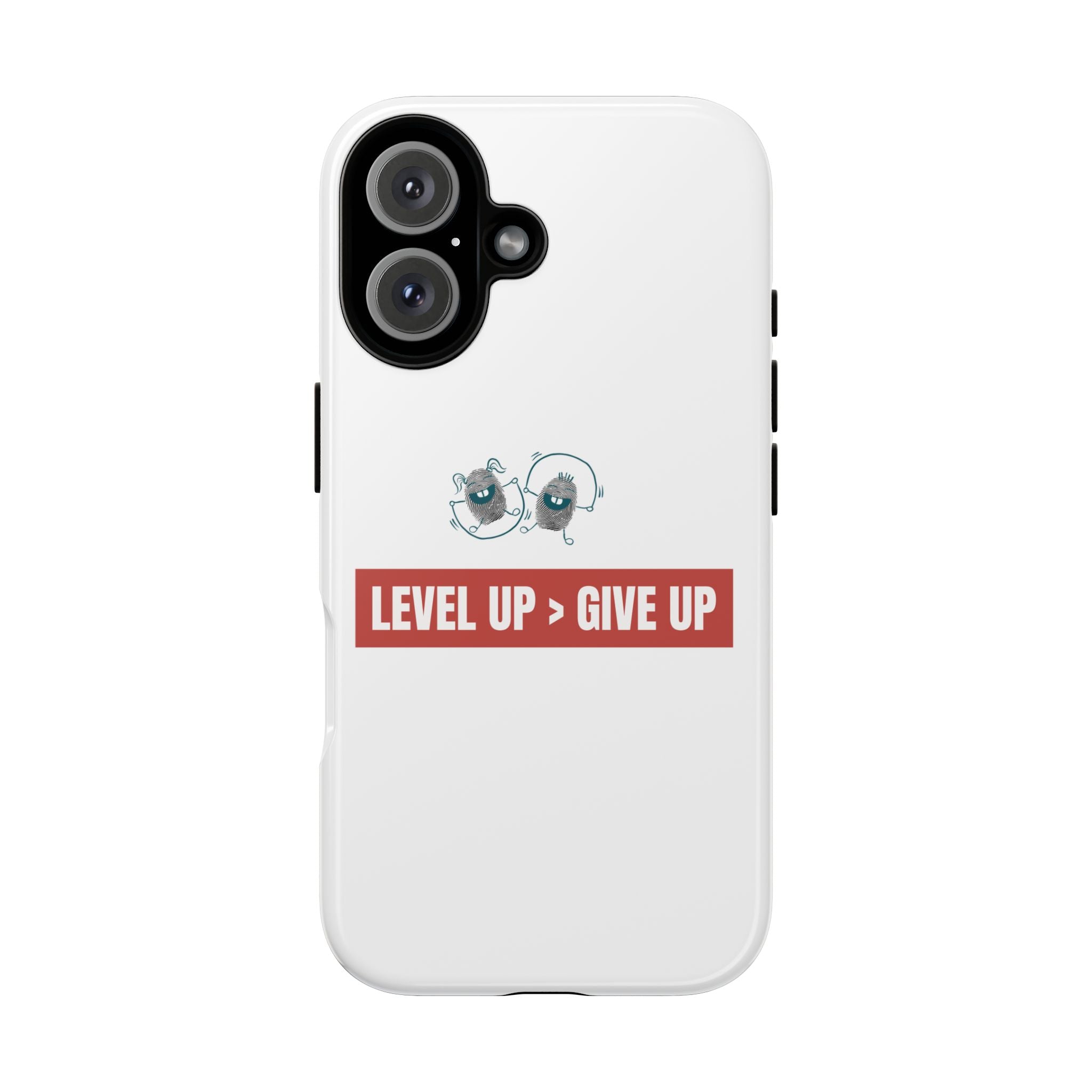 Tough Cases Phone Case, Motivational Gift for Gamers, Fitness Enthusiasts, Level Up Themed, Unique Phone Accessories, Work Hard Play Hard