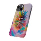 Inspirational Slim Phone Case - Dave Grohl Quote, Motivational Phone Accessory, Colorful Design, Gift for Friends, [...]