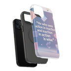 Inspirational Phone Case - Impact-Resistant Phone Cover, Motivational Gift, Quotes, Durable Phone Accessory, Unique Design