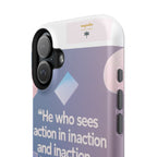 Inspirational Phone Case - Impact-Resistant Phone Cover, Motivational Gift, Quotes, Durable Phone Accessory, Unique Design