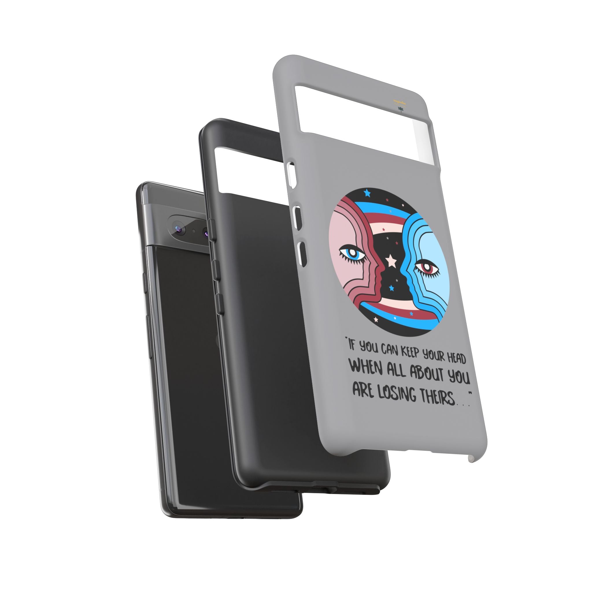Inspirational Phone Case, Quote Phone Cover, Tough Phone Case, Motivational Cell Phone Accessory, Gift for Friends