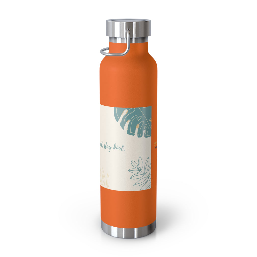 Inspirational Copper Vacuum Insulated Bottle, 22oz