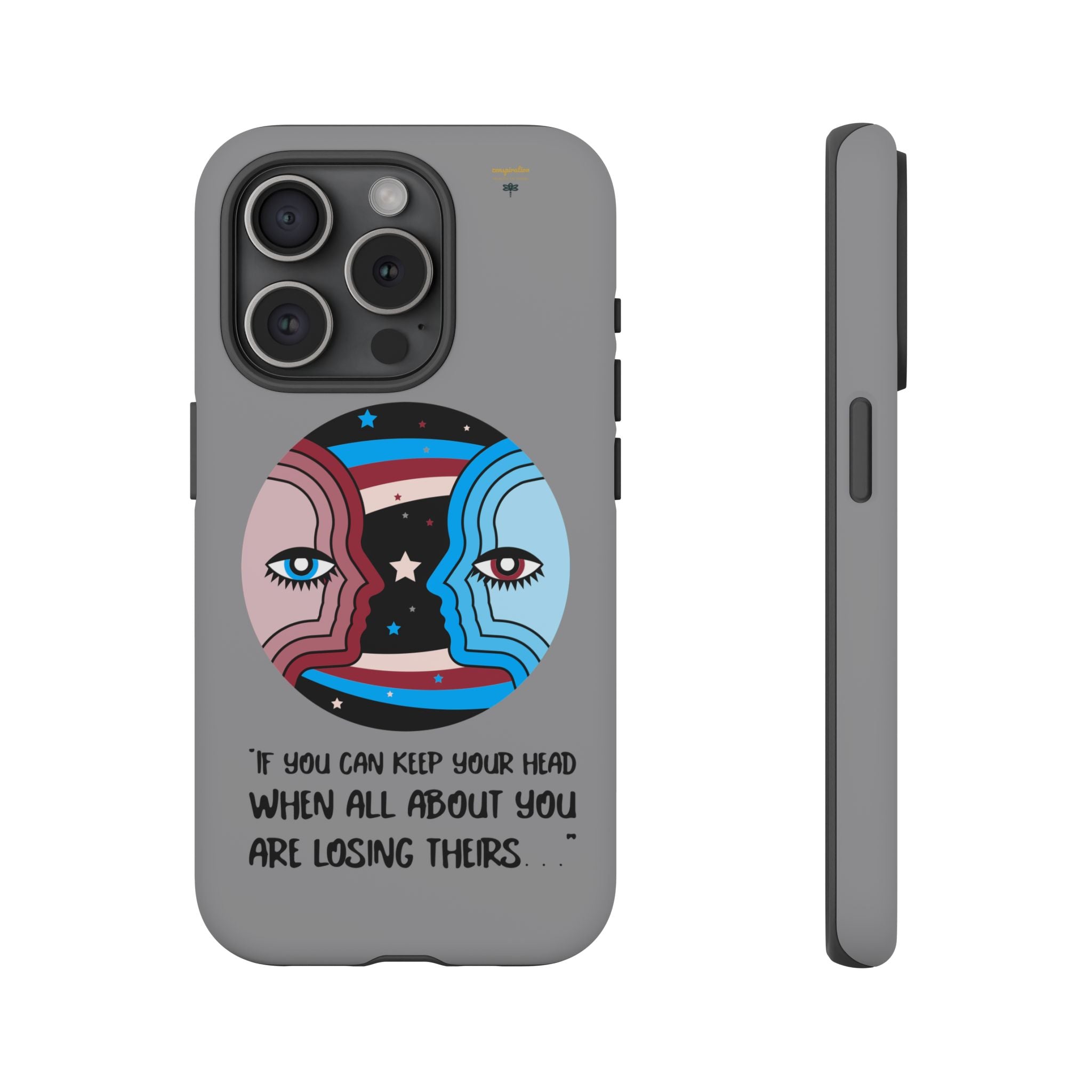 Inspirational Phone Case, Quote Phone Cover, Tough Phone Case, Motivational Cell Phone Accessory, Gift for Friends