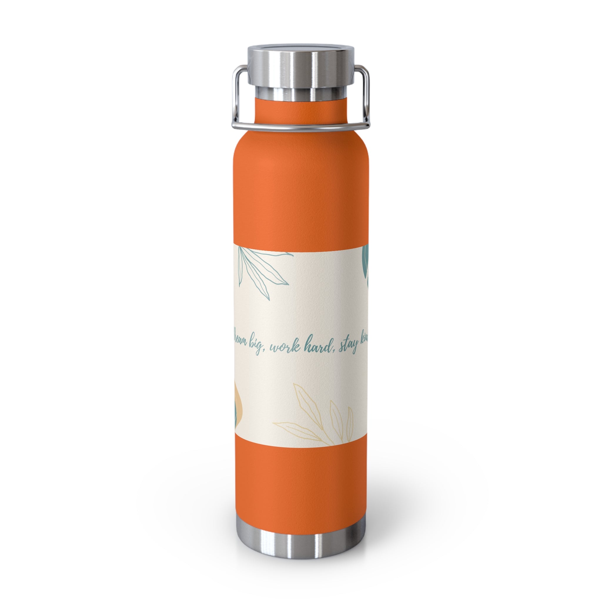 Inspirational Copper Vacuum Insulated Bottle, 22oz