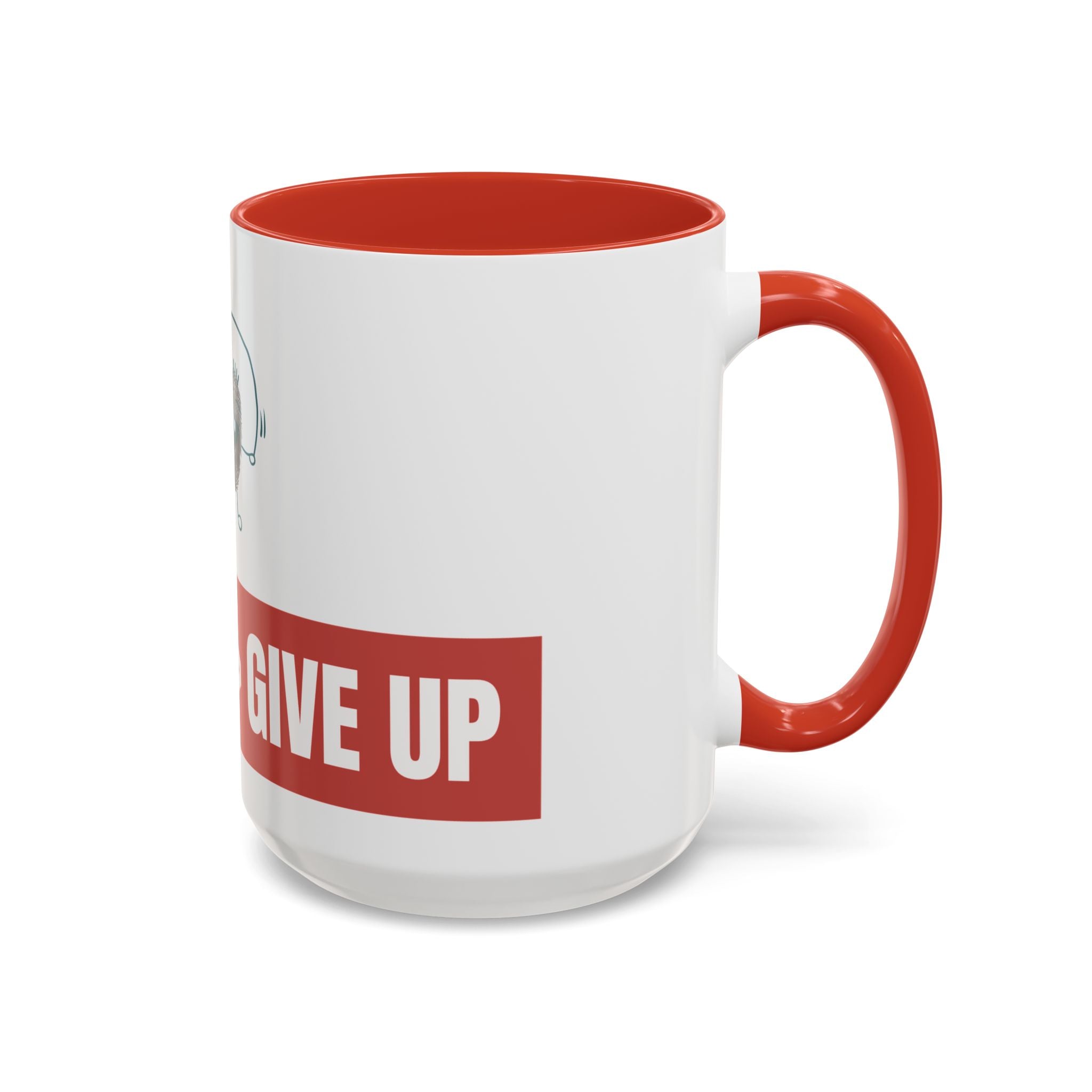 Motivational Accent Coffee Mug, Inspirational Gift for Friends, Office Mug, Positive Thinking, Encourage Success, Funny Coffee Cup