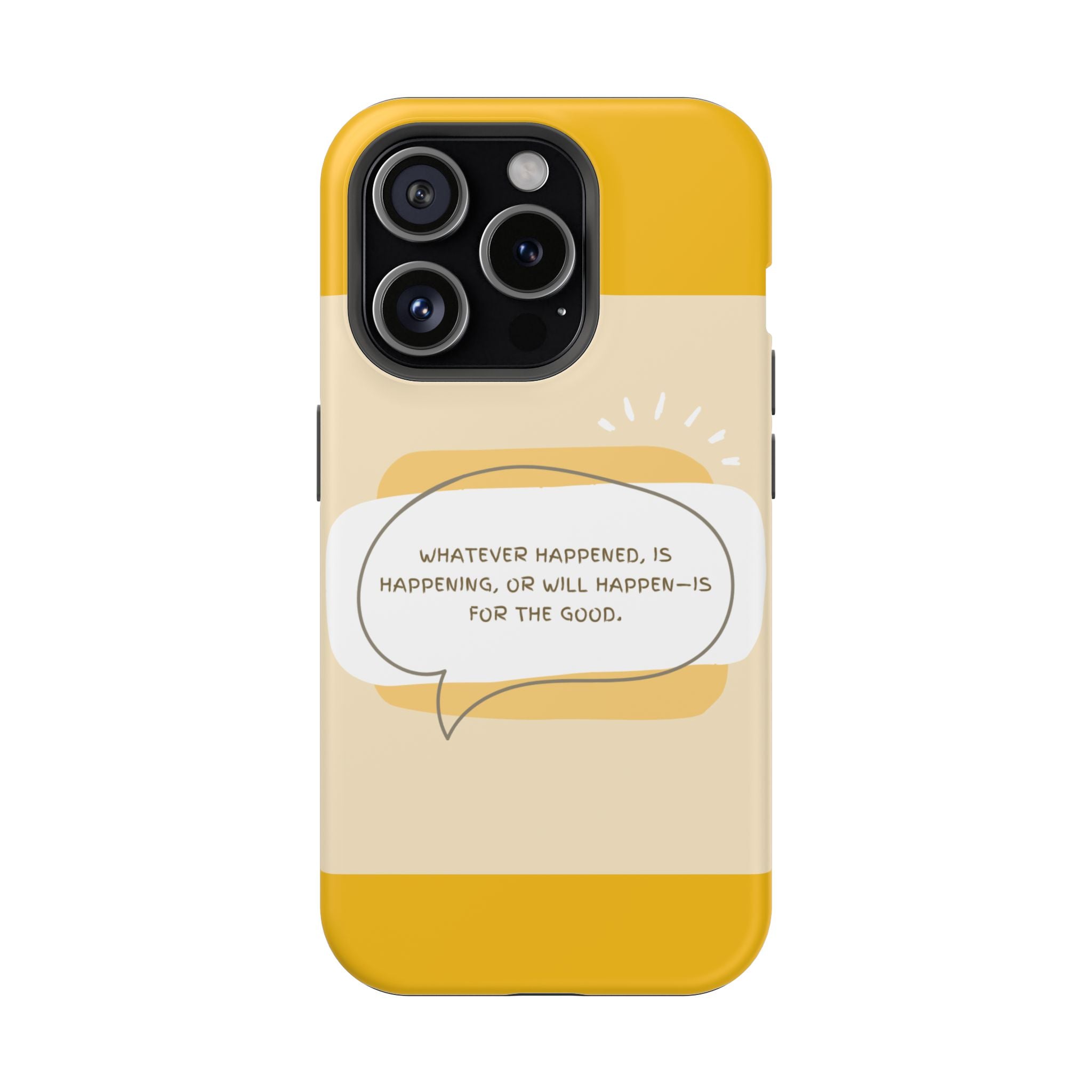 Optimistic Impact-Resistant Phone Case
