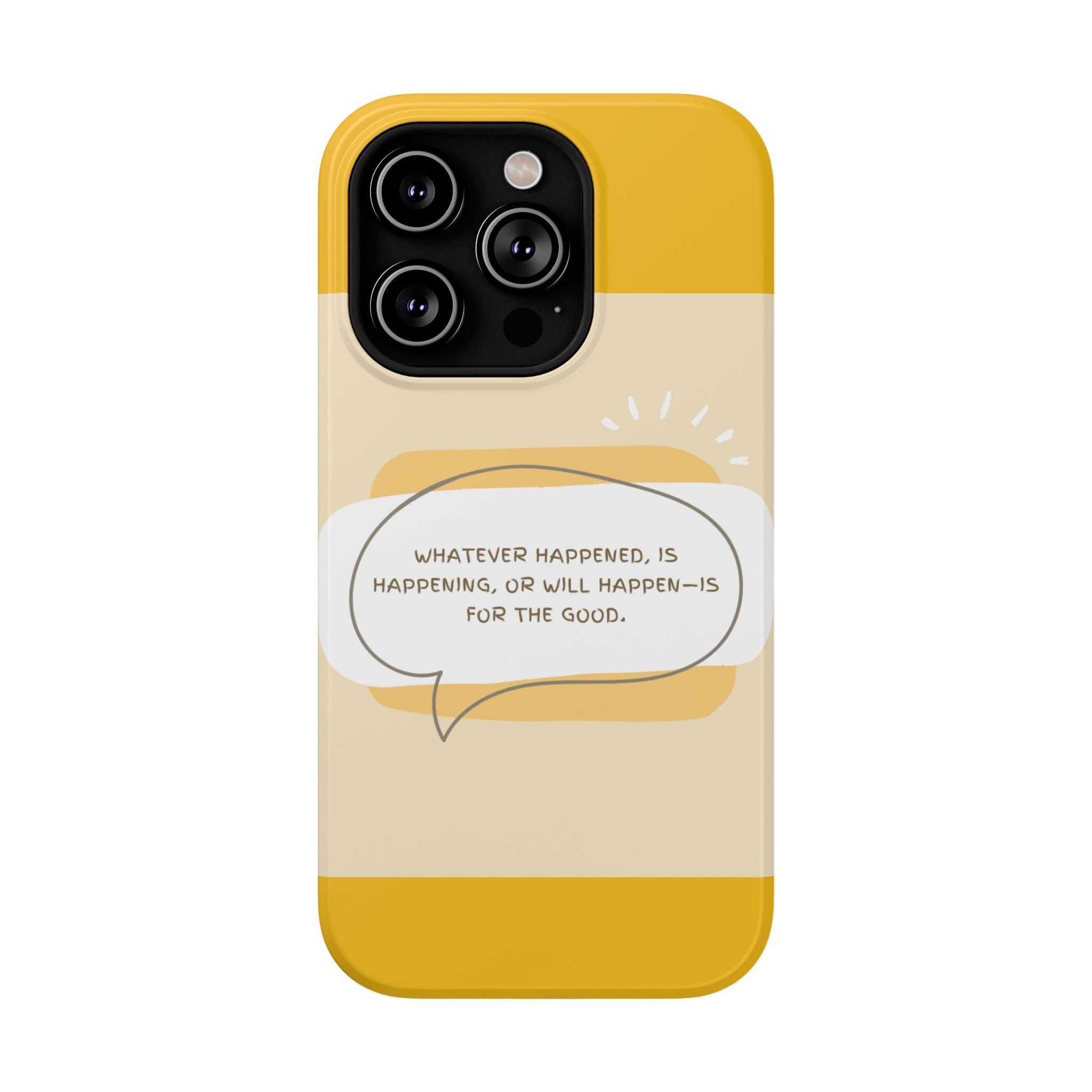 Optimistic Impact-Resistant Phone Case