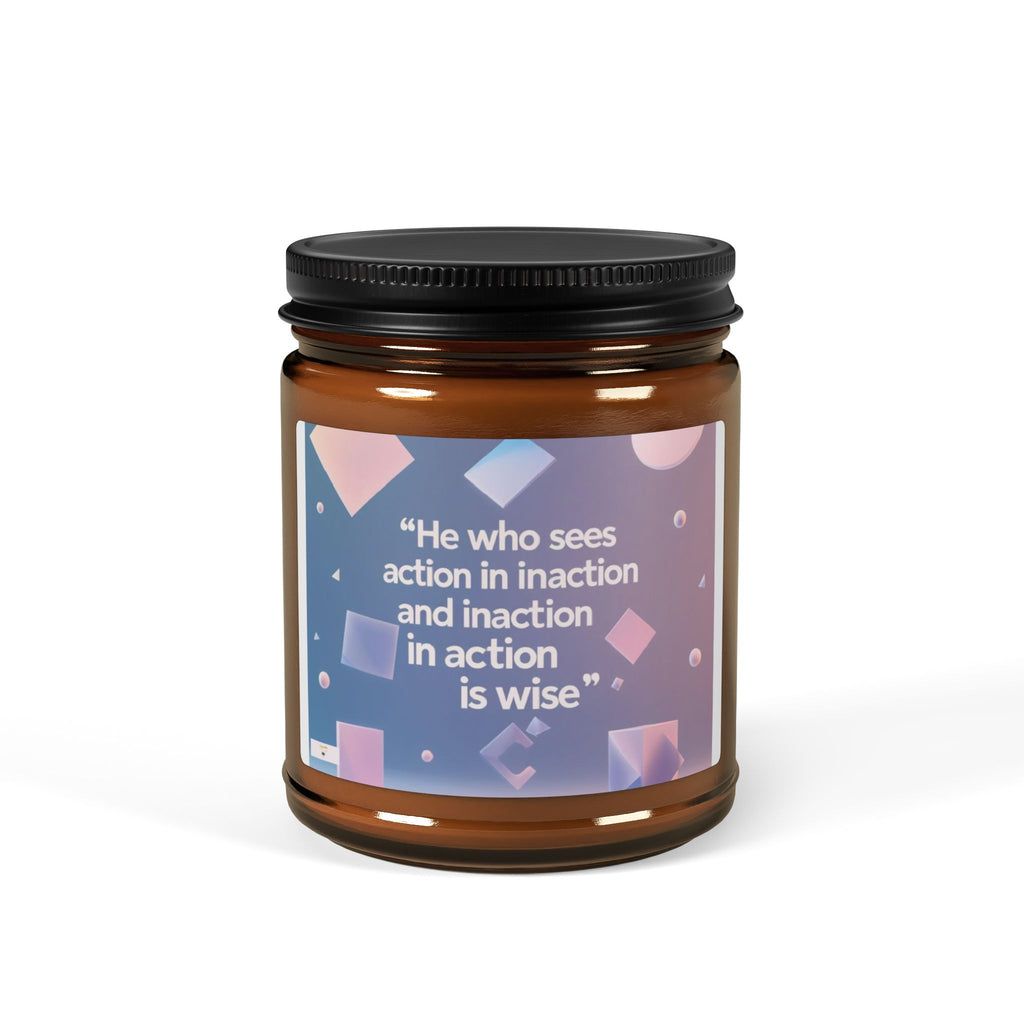 Scented Soy Candle: Uplifting Quote, Relaxing Decor, Gift for Self-Care, Home Fragrance, Wellness