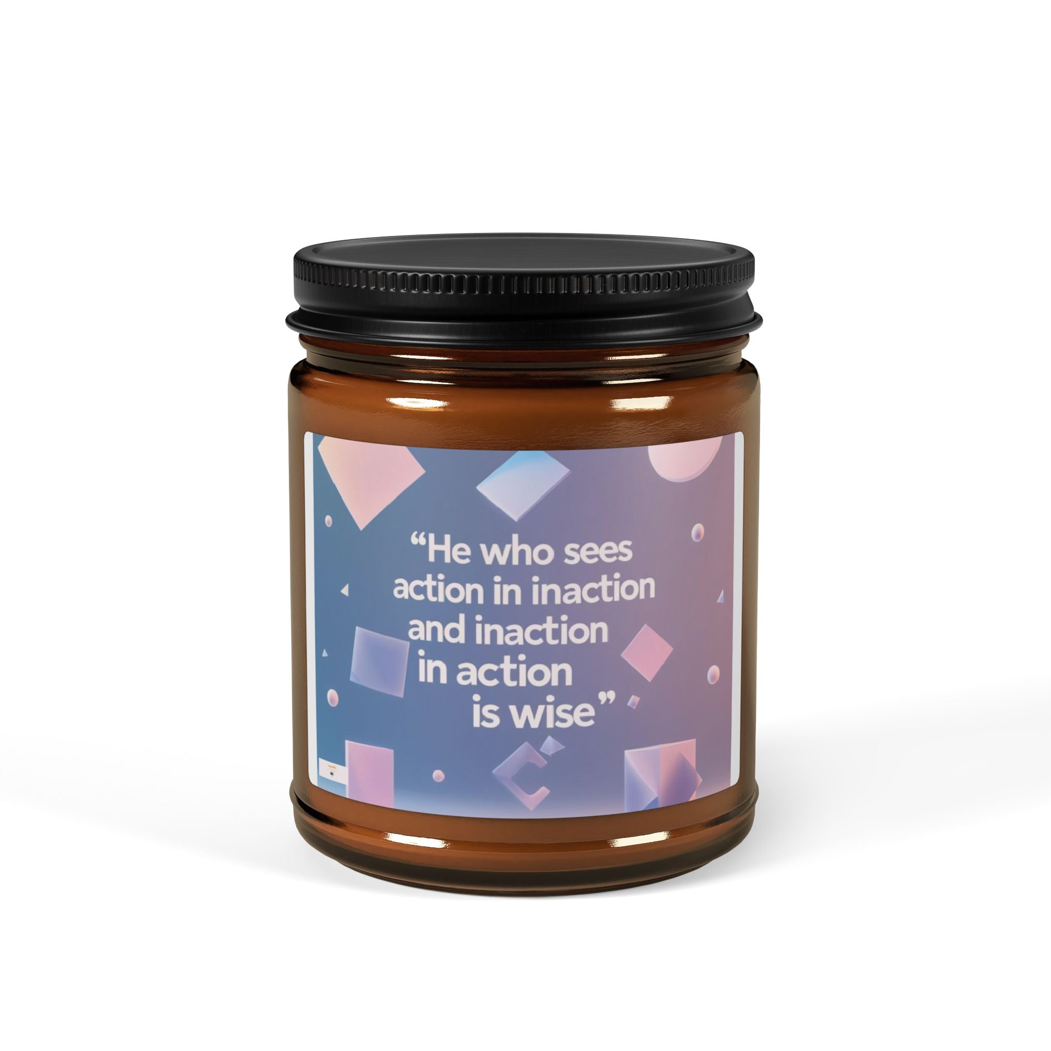 Scented Soy Candle: Uplifting Quote, Relaxing Decor, Gift for Self-Care, Home Fragrance, Wellness