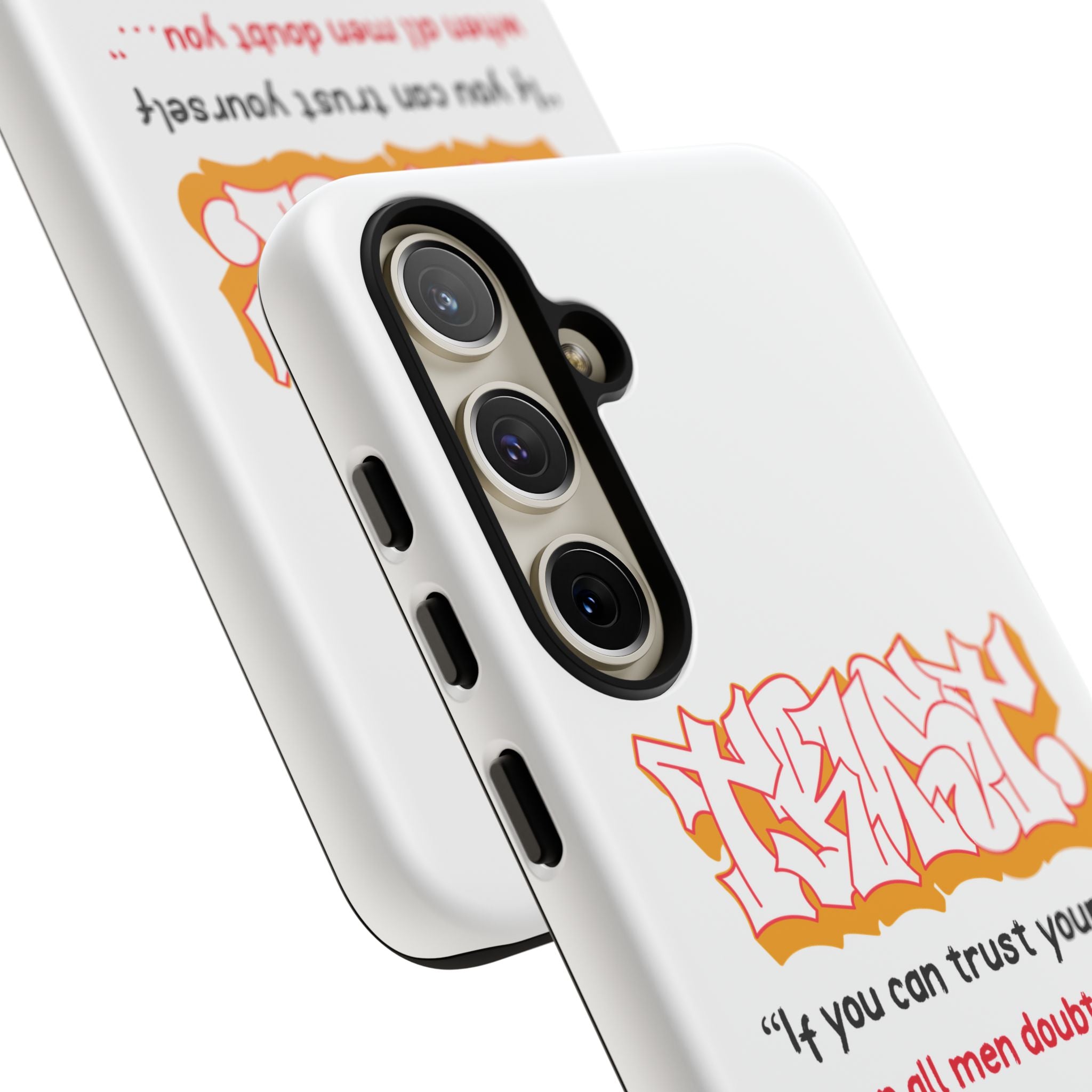 Tough Cases iPhone Case, Inspirational Phone Cover, Motivational Case, Self-Trust Gift, Unique Phone Accessory