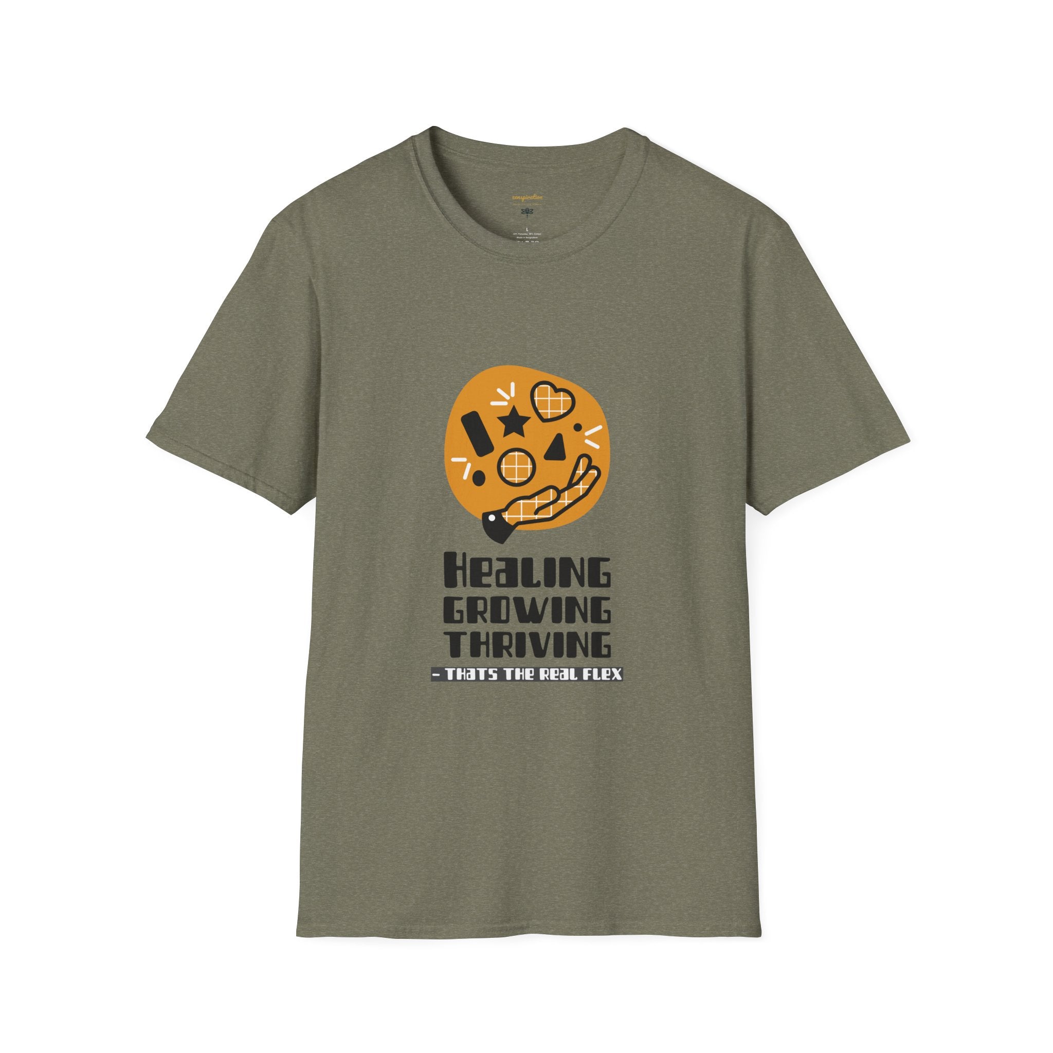 Healing Growth Unisex T-Shirt, Comfort Tee for Wellness