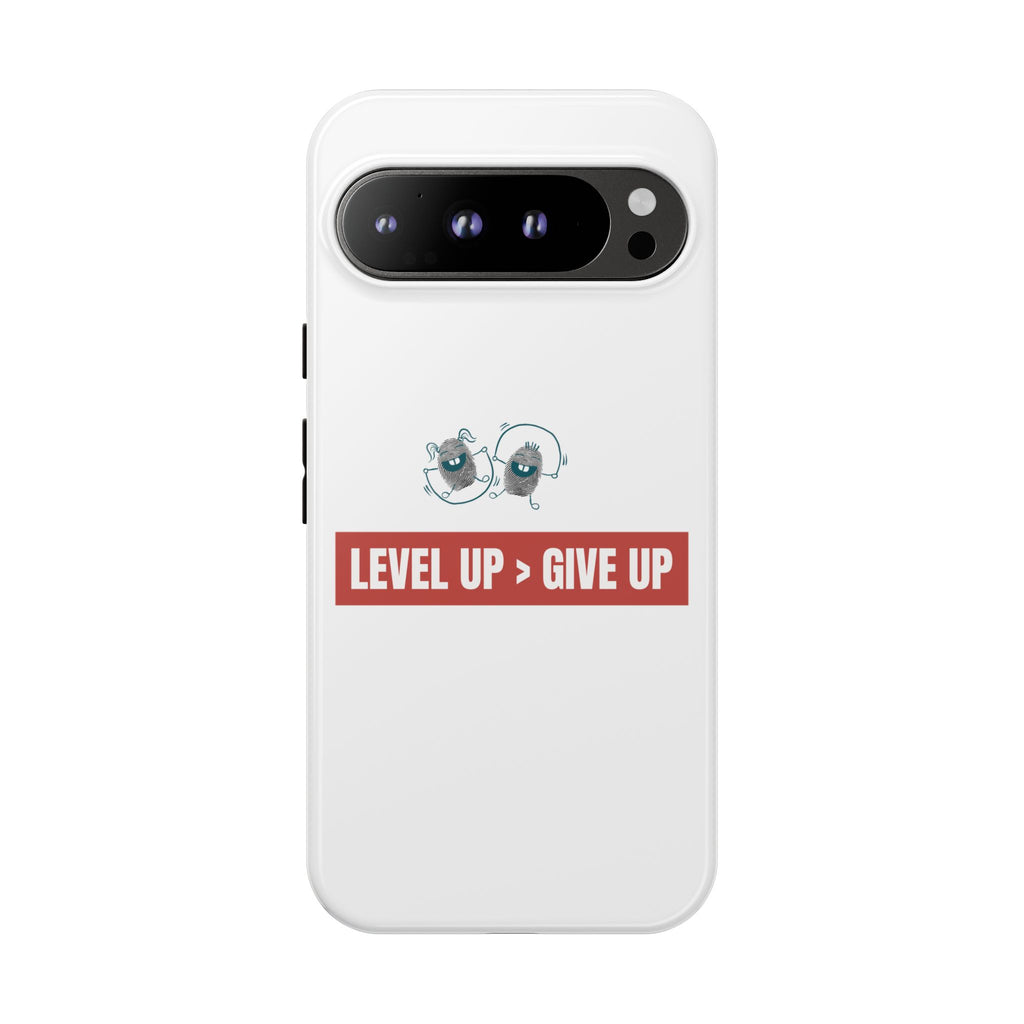 Tough Cases Phone Case, Motivational Gift for Gamers, Fitness Enthusiasts, Level Up Themed, Unique Phone Accessories, Work Hard Play Hard
