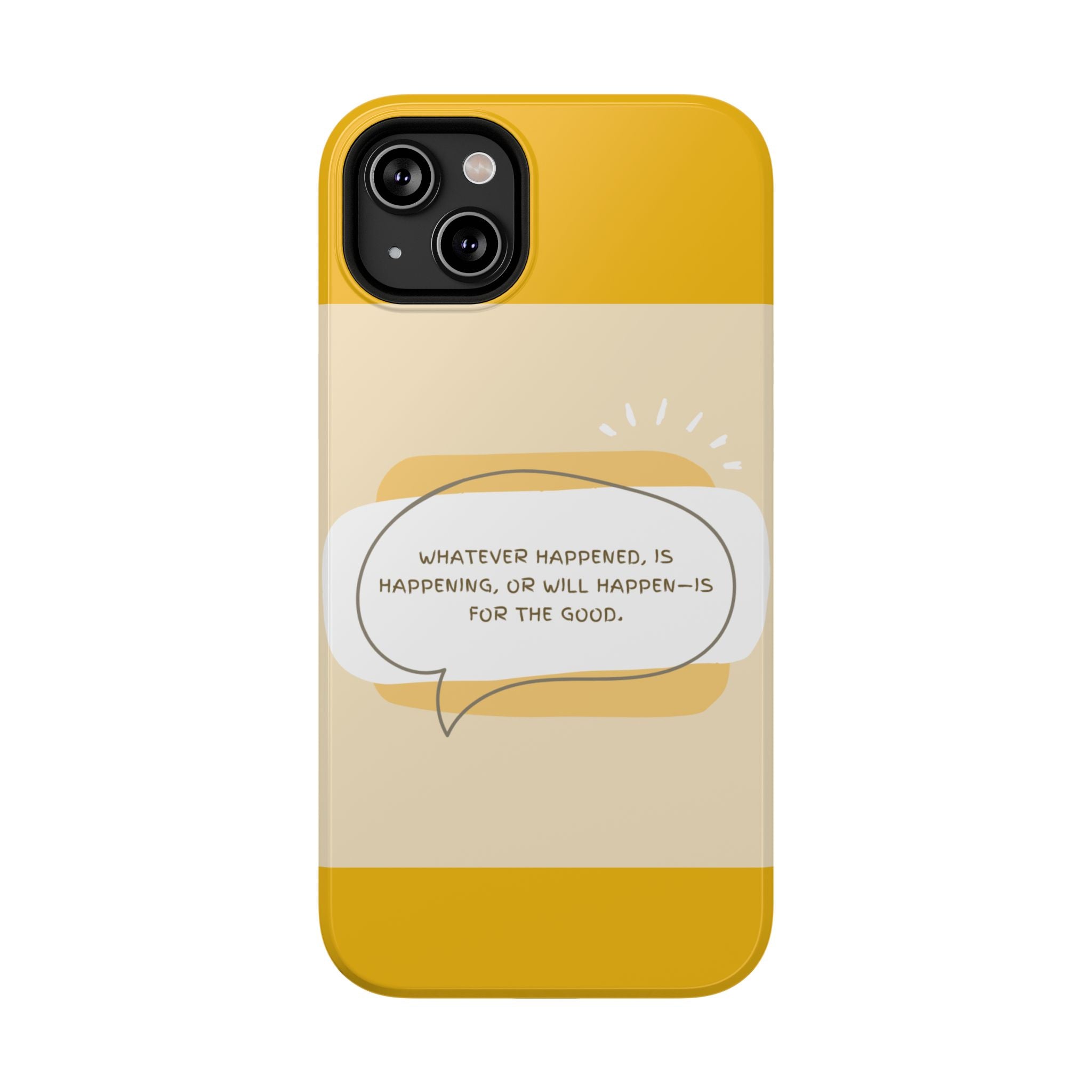 Optimistic Impact-Resistant Phone Case
