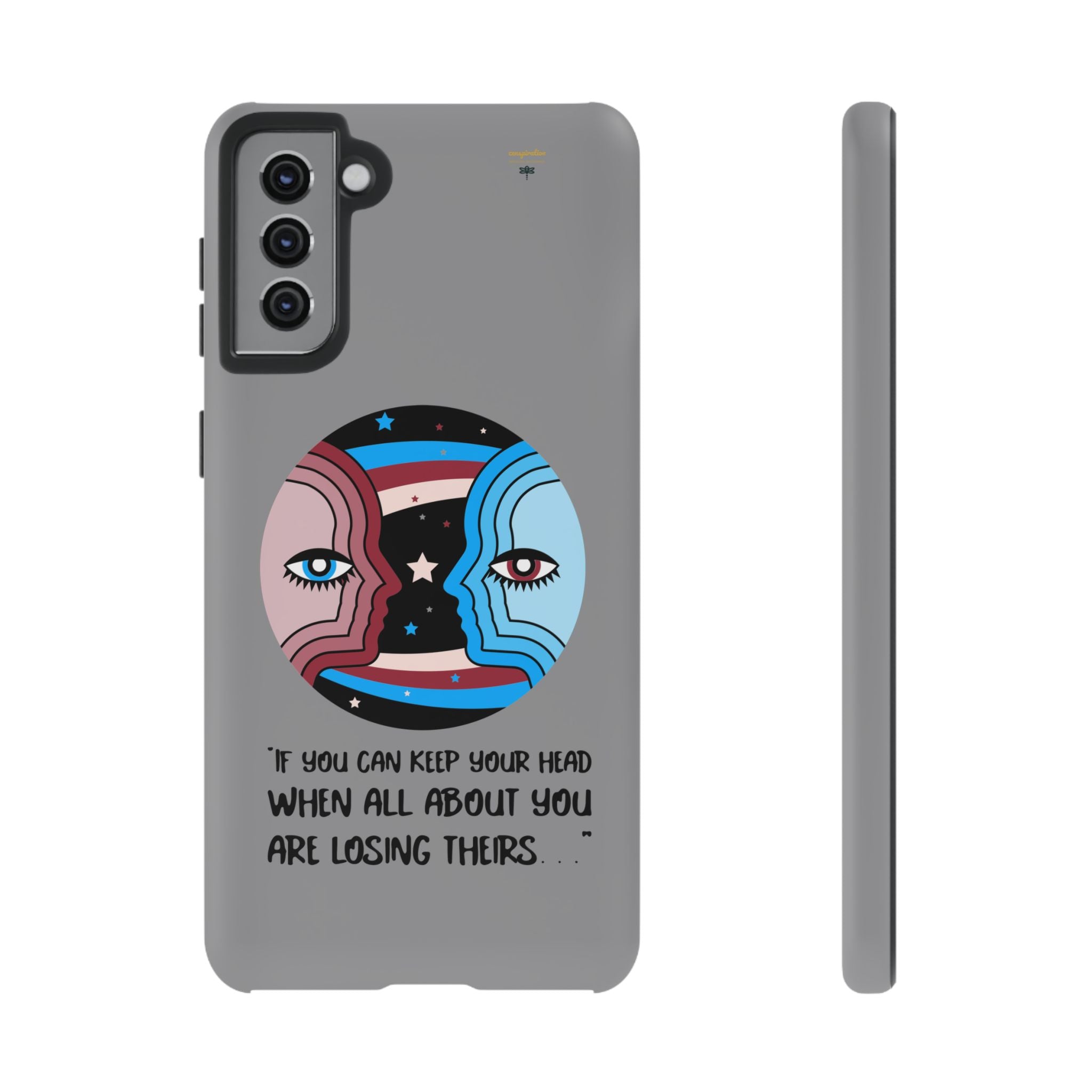 Inspirational Phone Case, Quote Phone Cover, Tough Phone Case, Motivational Cell Phone Accessory, Gift for Friends