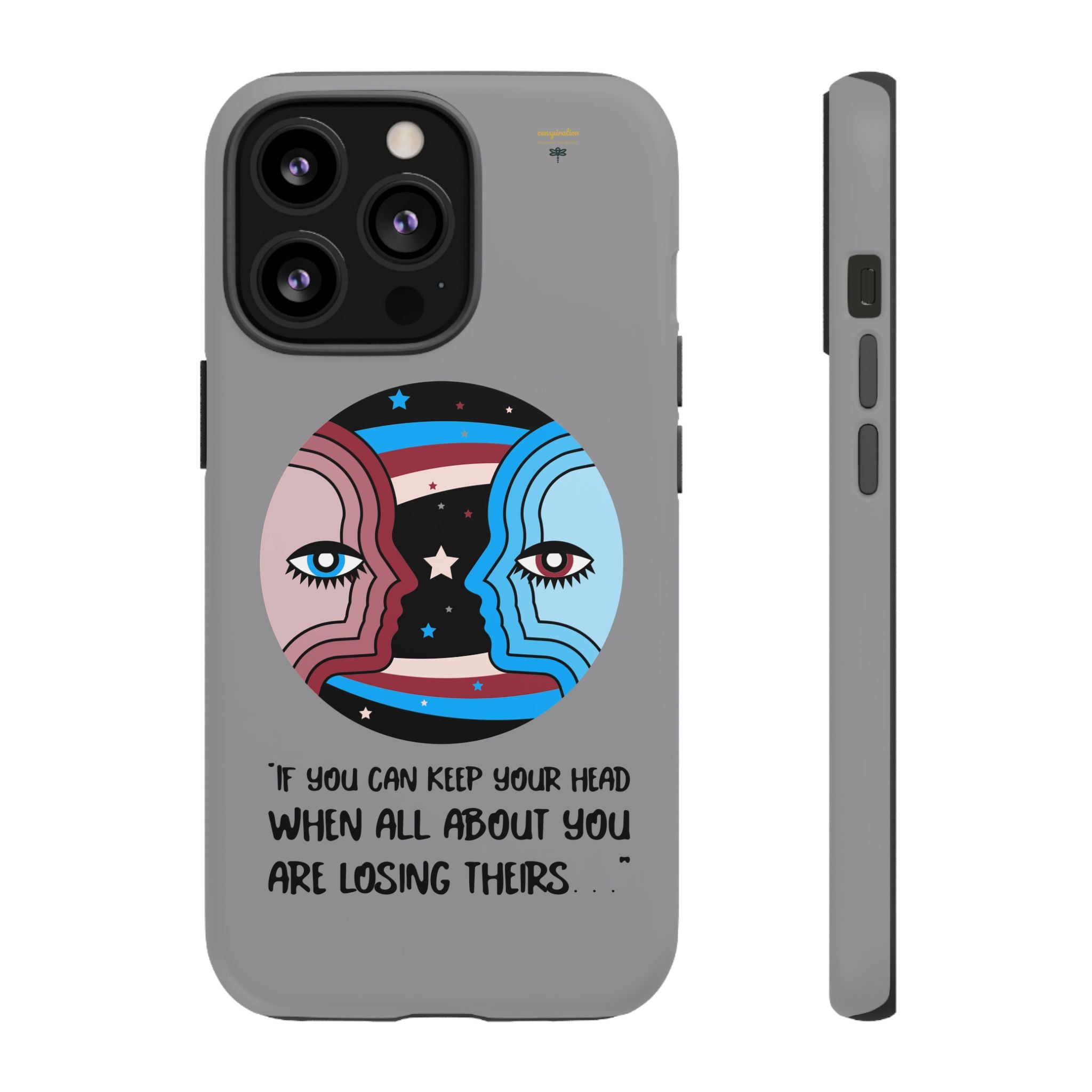 Inspirational Phone Case, Quote Phone Cover, Tough Phone Case, Motivational Cell Phone Accessory, Gift for Friends