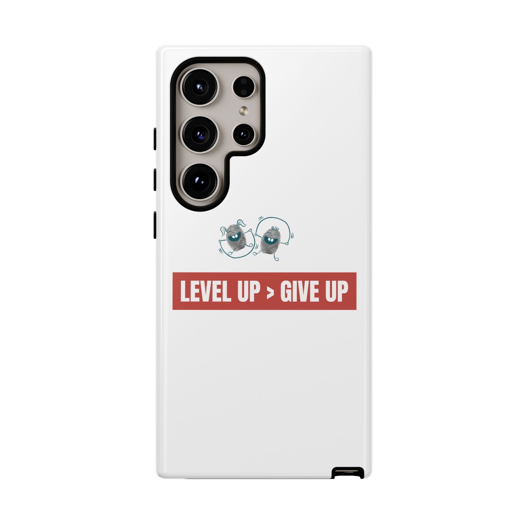 Tough Cases Phone Case, Motivational Gift for Gamers, Fitness Enthusiasts, Level Up Themed, Unique Phone Accessories, Work Hard Play Hard