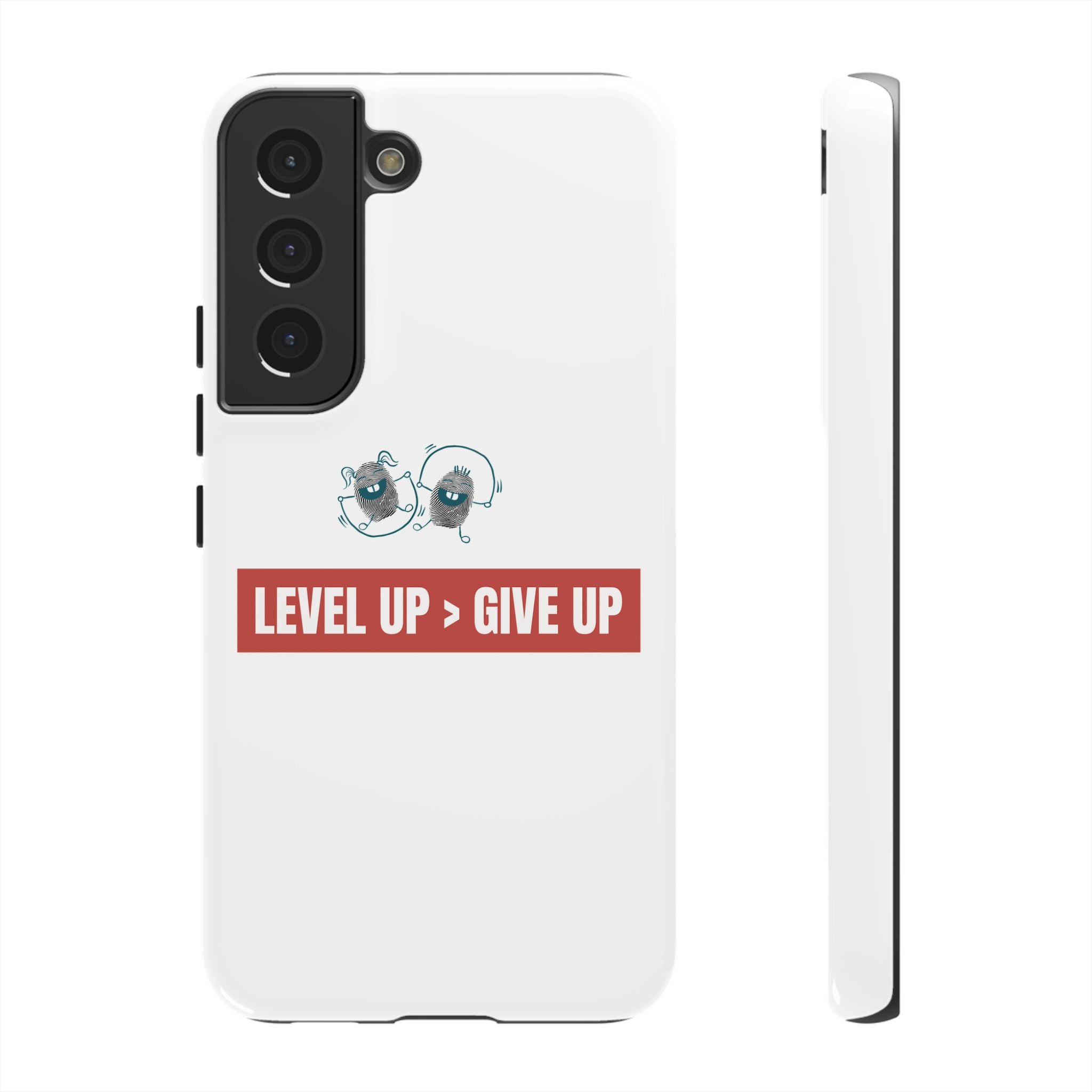 Tough Cases Phone Case, Motivational Gift for Gamers, Fitness Enthusiasts, Level Up Themed, Unique Phone Accessories, Work Hard Play Hard